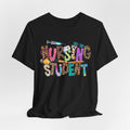 Nursing Student Colorful Doodle T-Shirt