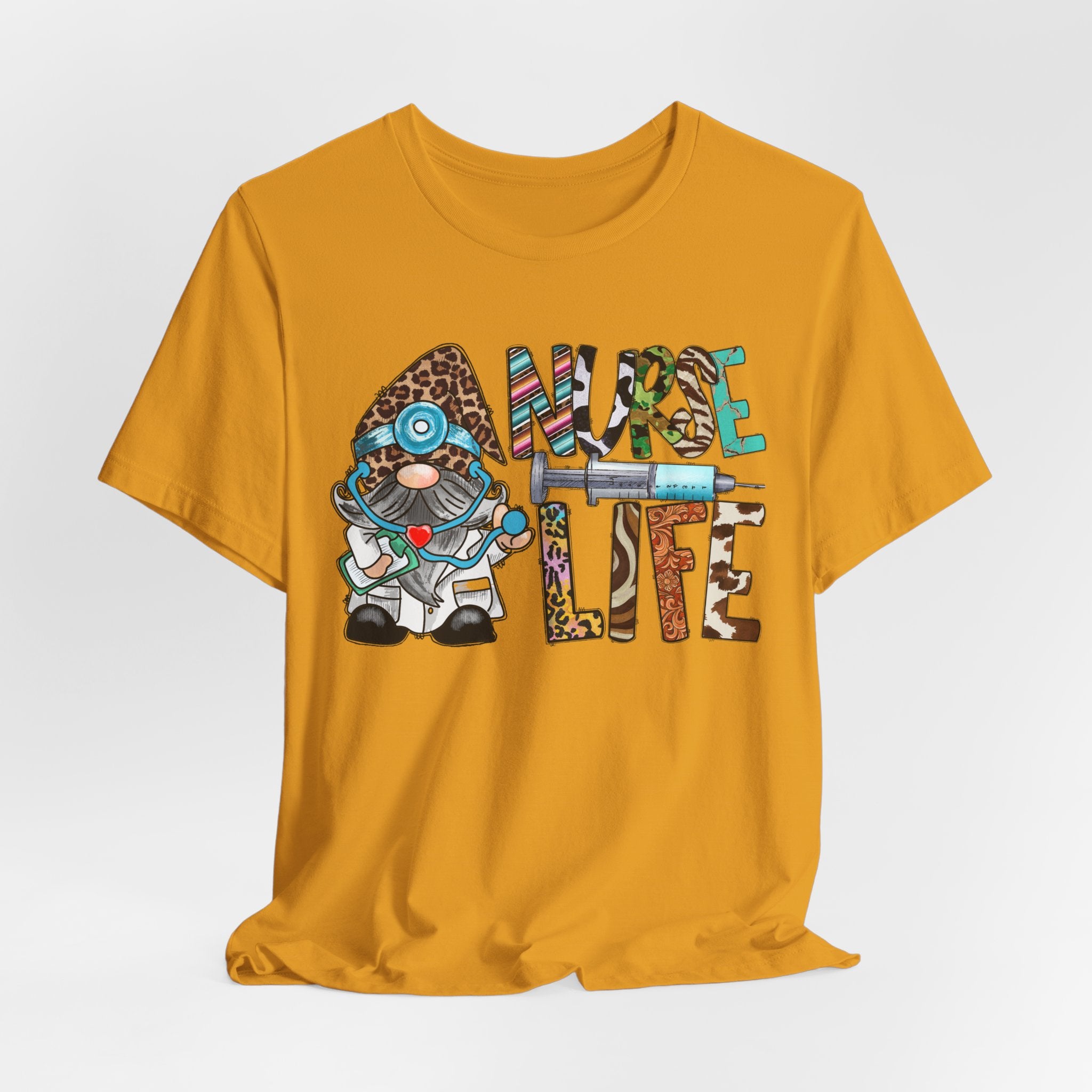 Nurse Life Graphic Tee – Cute Scrubs Nurse Cartoon Medical T-Shirt