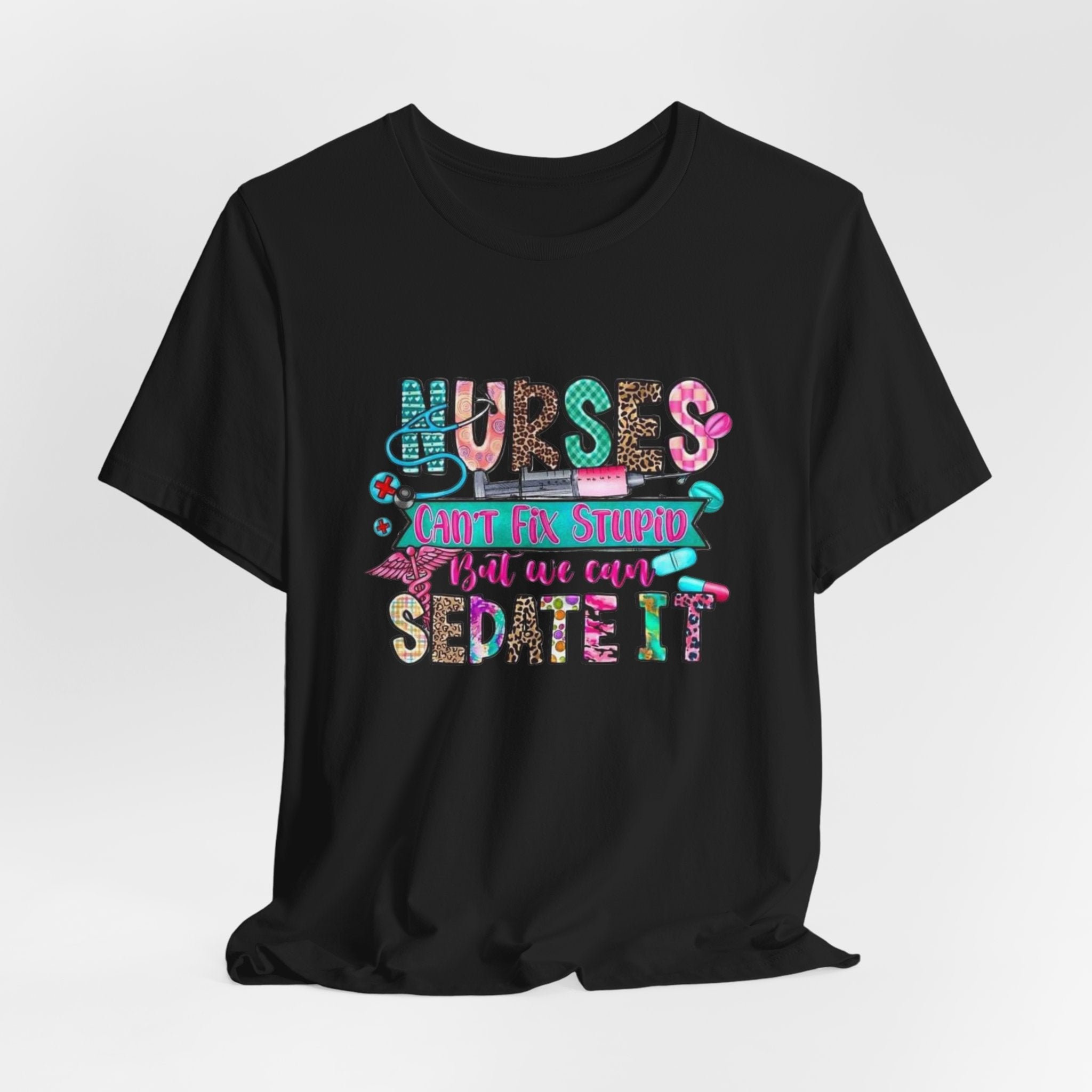 Nurse Shirt – "Sedate” Funny T‑Shirt for Nurses