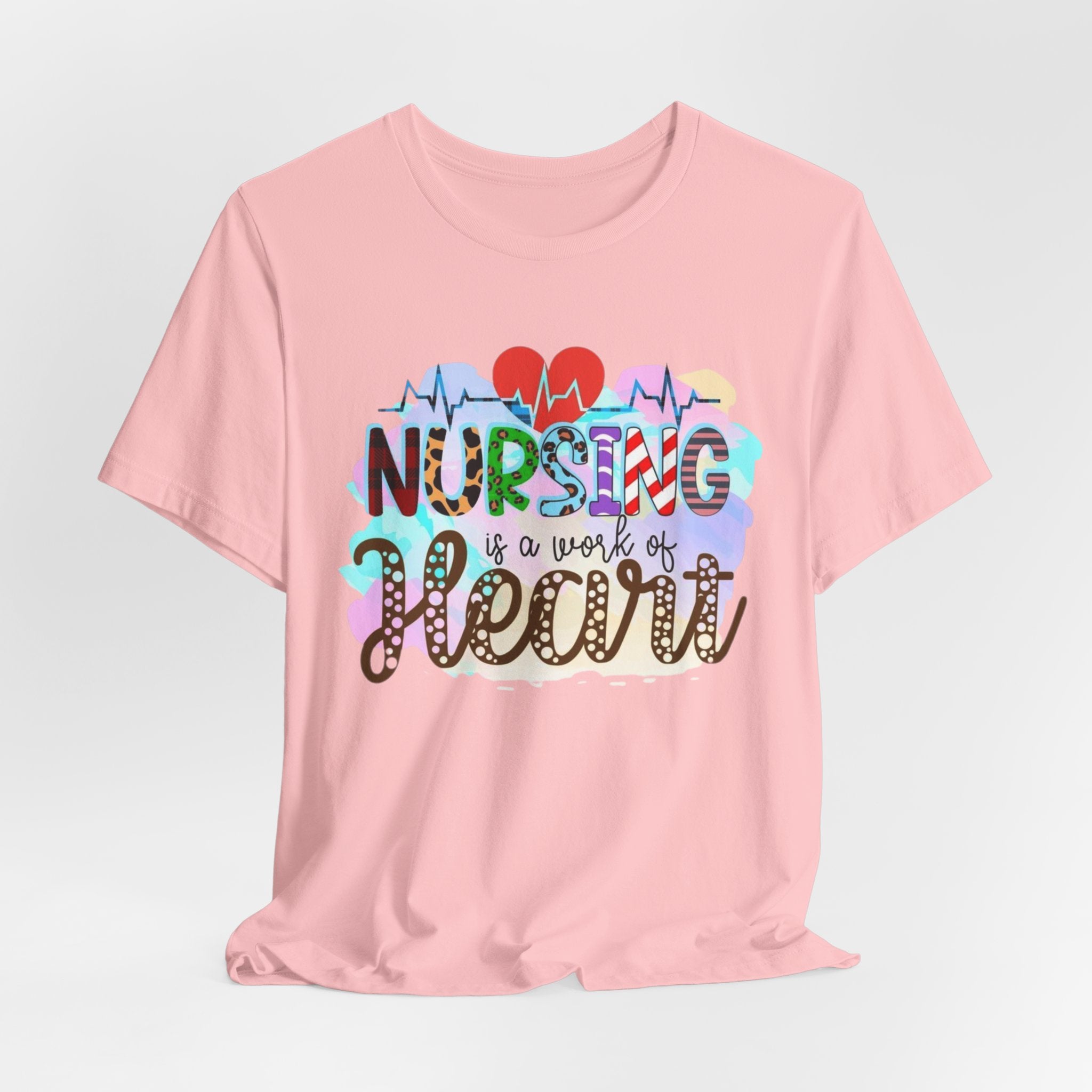 Nursing Is A Work Of Heart T-Shirt