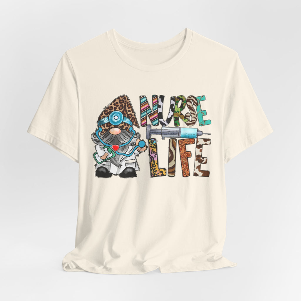 Nurse Life Graphic Tee – Cute Scrubs Nurse Cartoon Medical T-Shirt