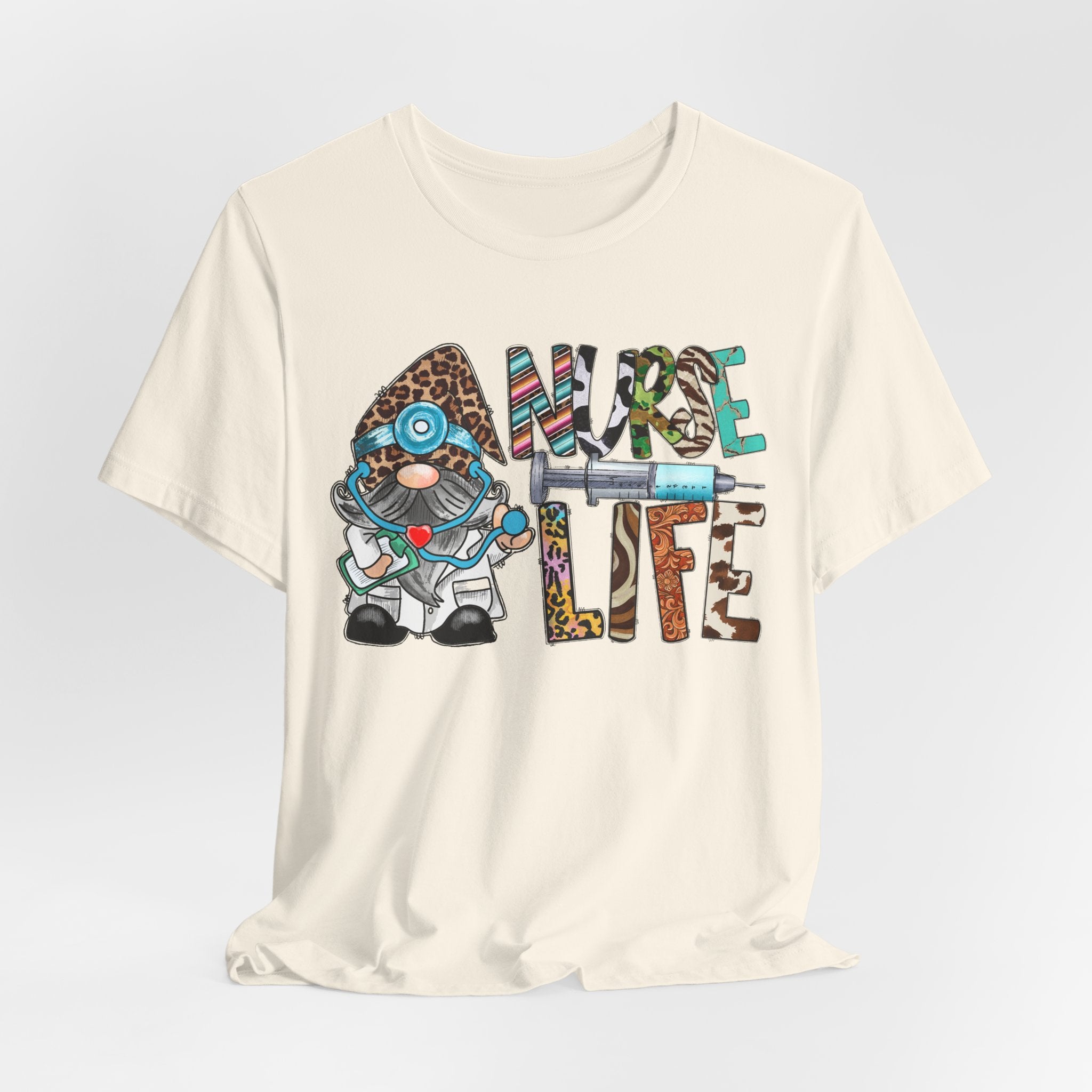 Nurse Life Graphic Tee – Cute Scrubs Nurse Cartoon Medical T-Shirt