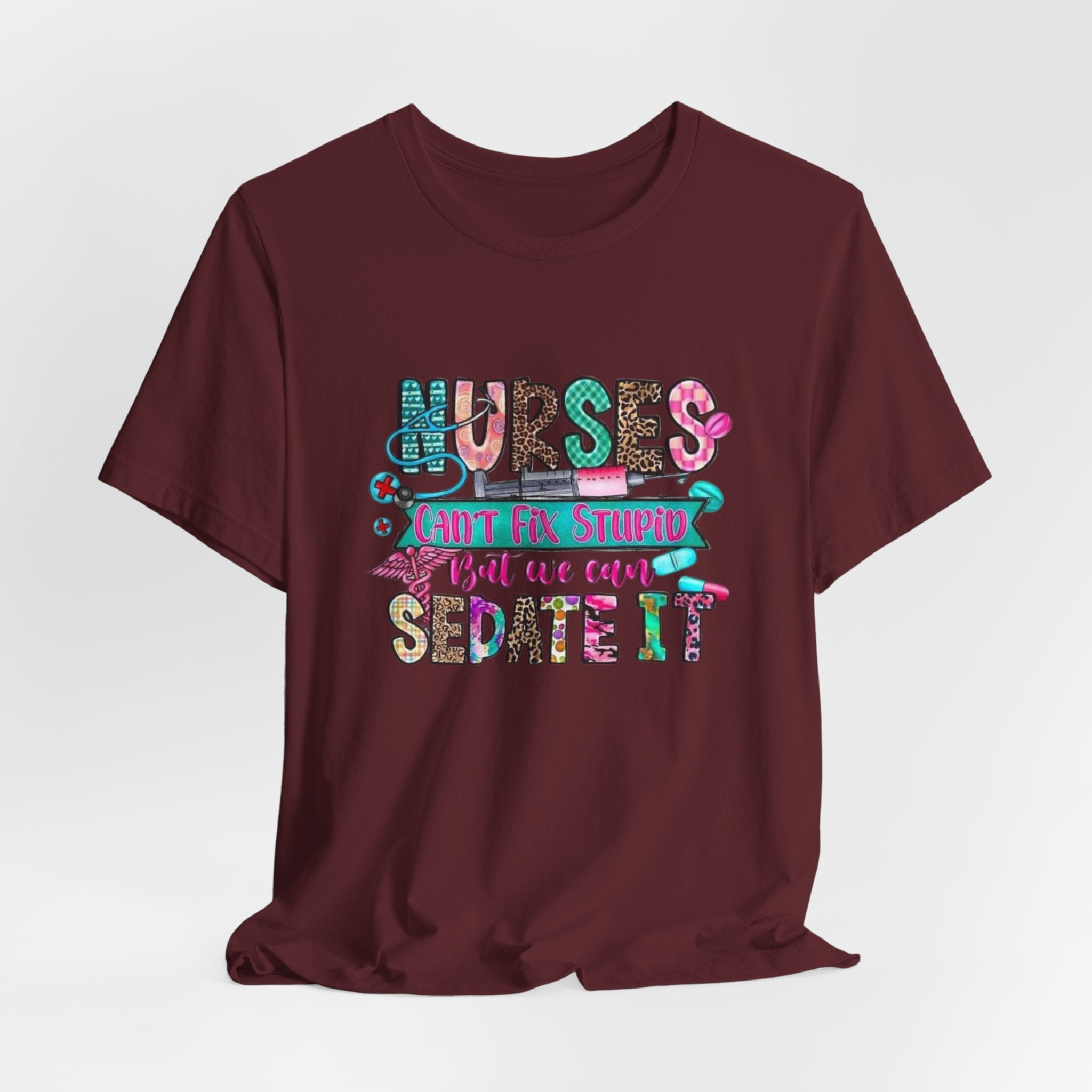 Nurse Shirt – "Sedate” Funny T‑Shirt for Nurses