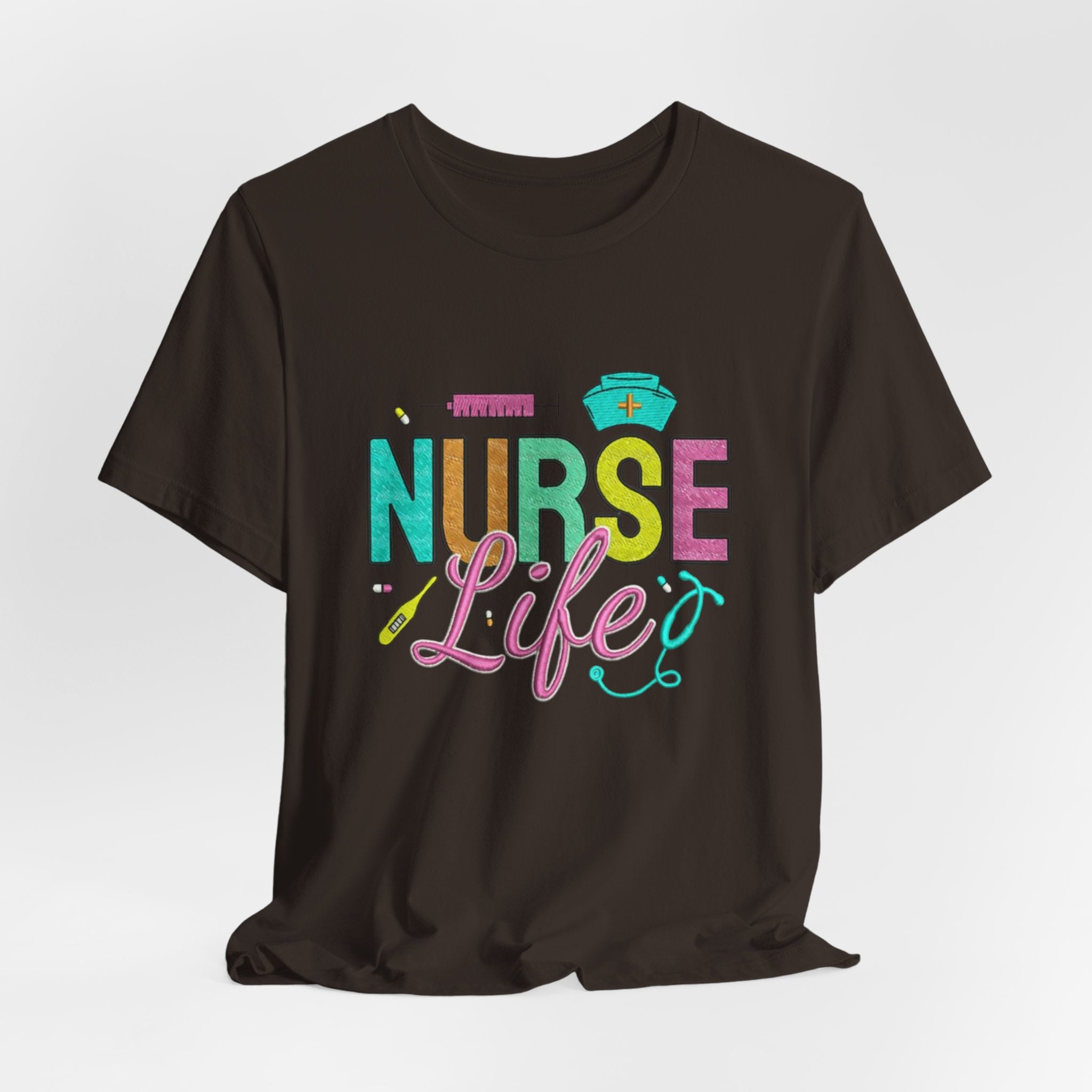 Nurse Life T-Shirt — Colorful Scrubs Nursing Tee