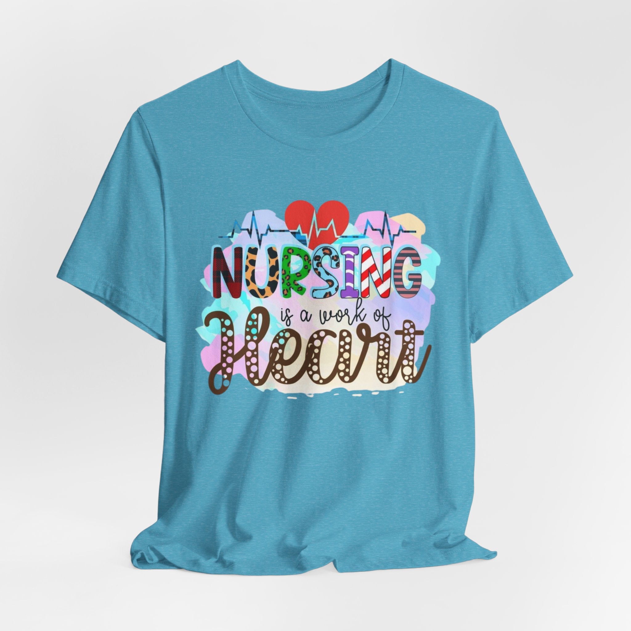 Nursing Is A Work Of Heart T-Shirt