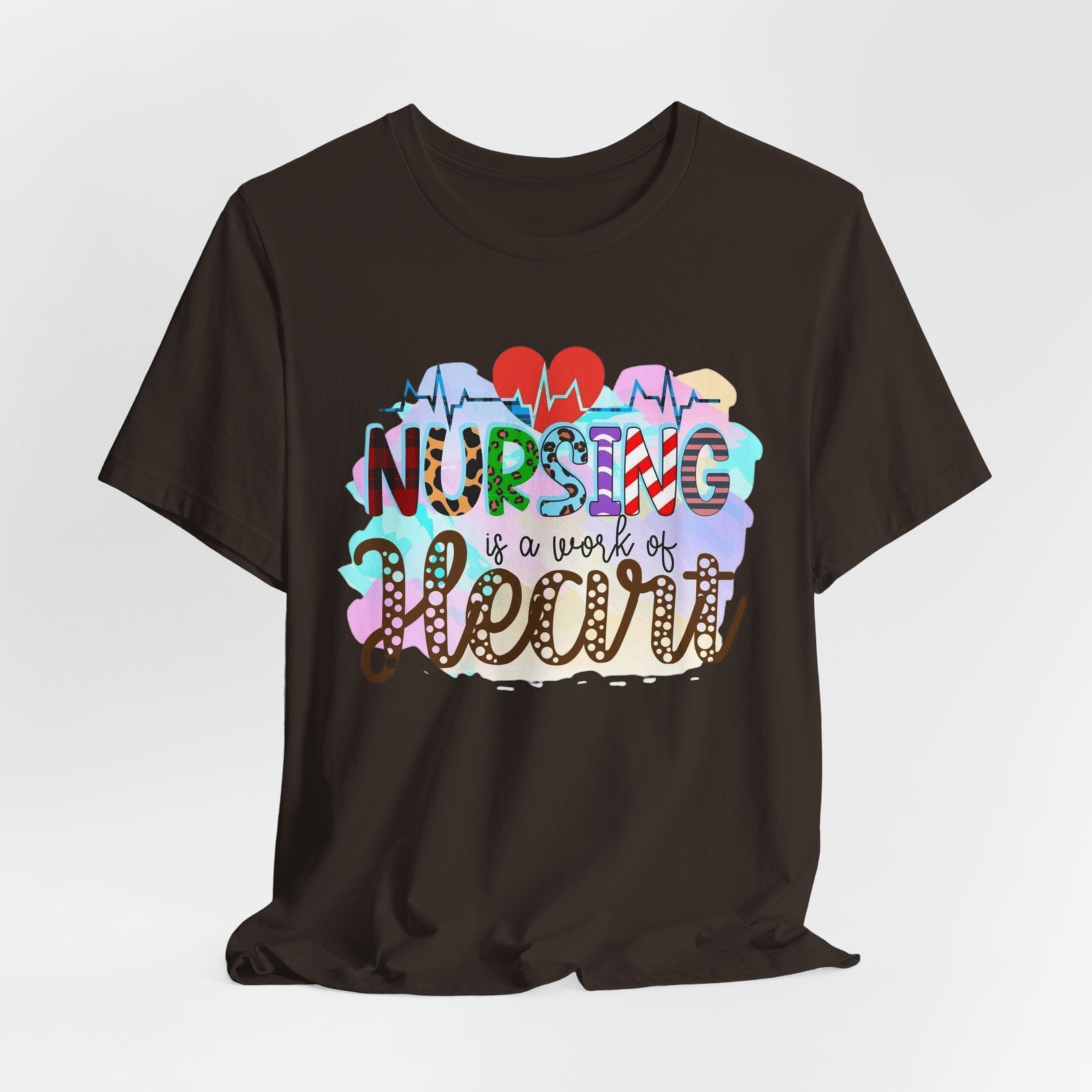 Nursing Is A Work Of Heart T-Shirt