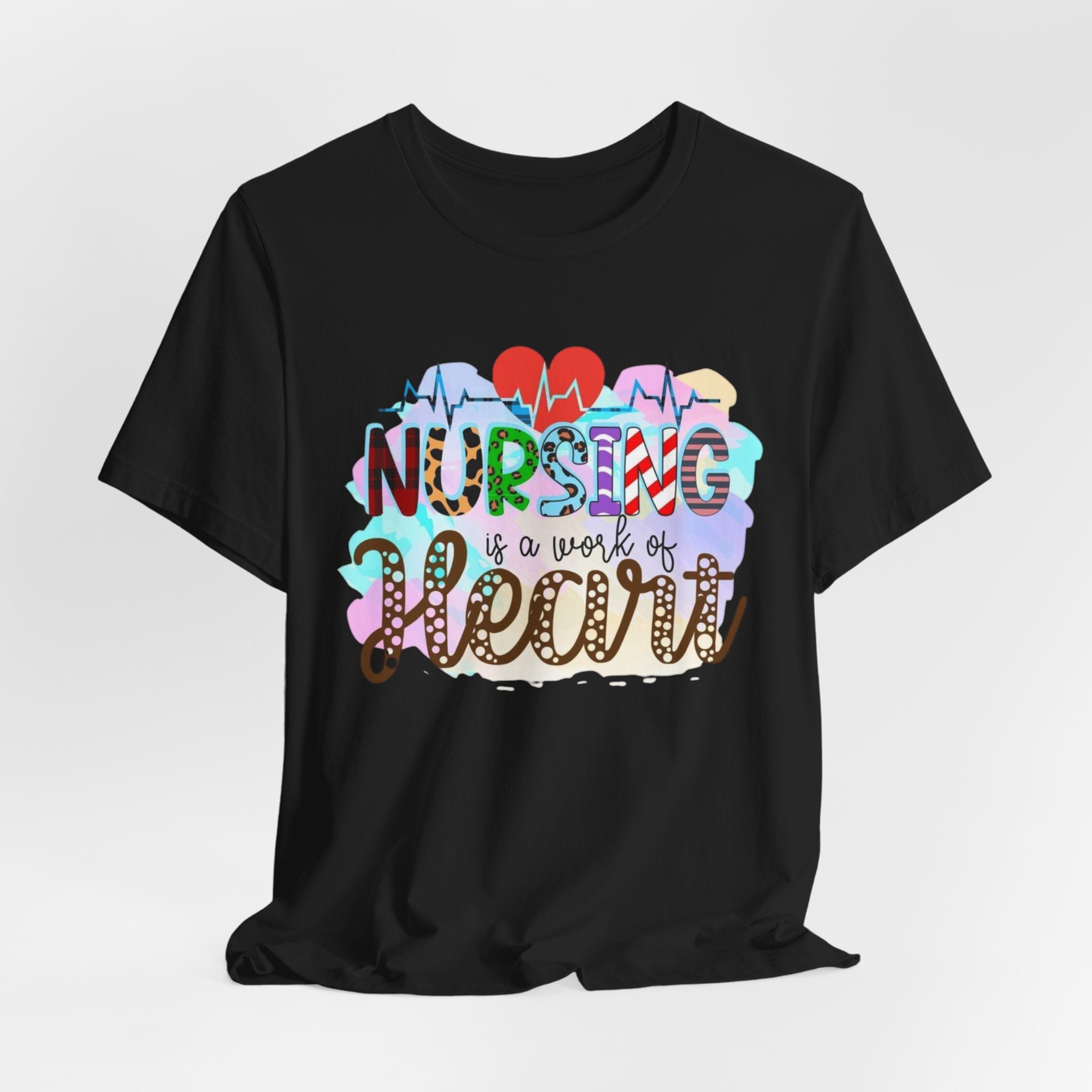 Nursing Is A Work Of Heart T-Shirt