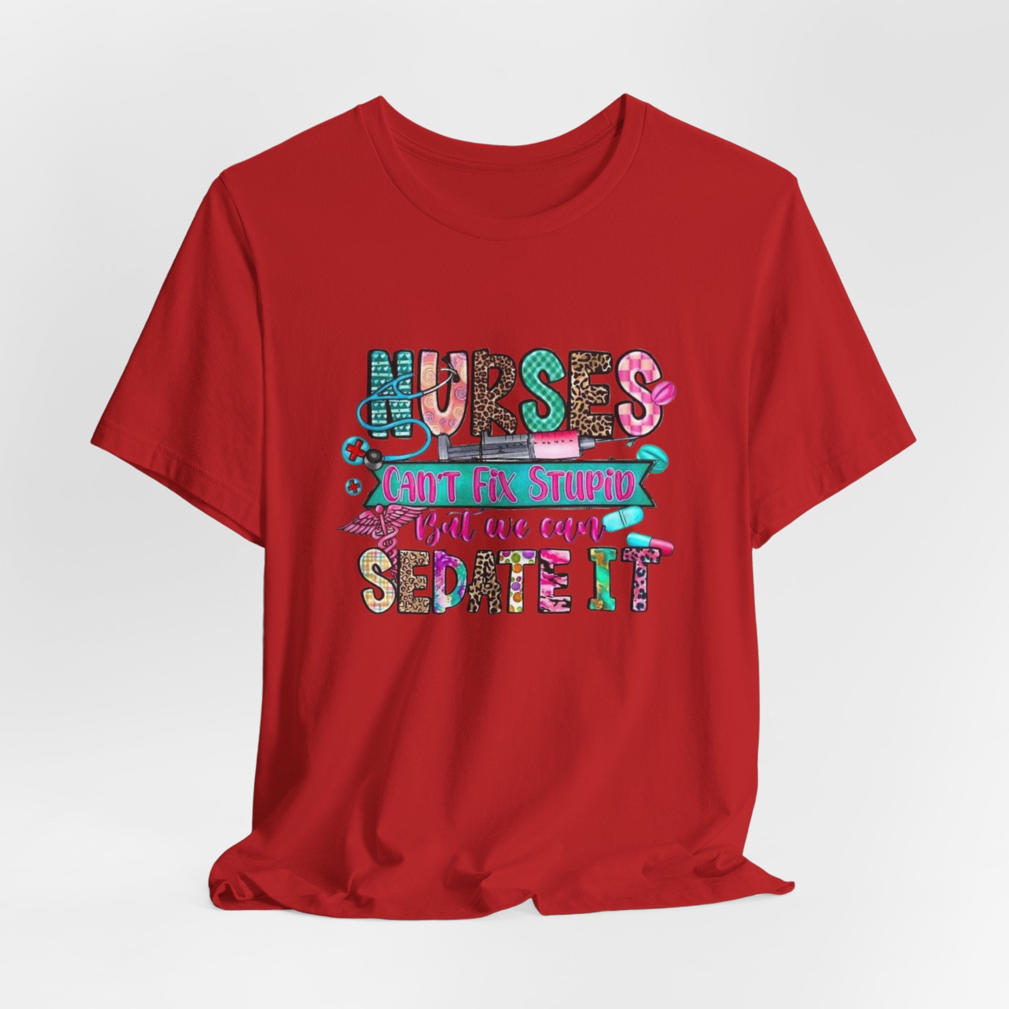 Nurse Shirt – "Sedate” Funny T‑Shirt for Nurses