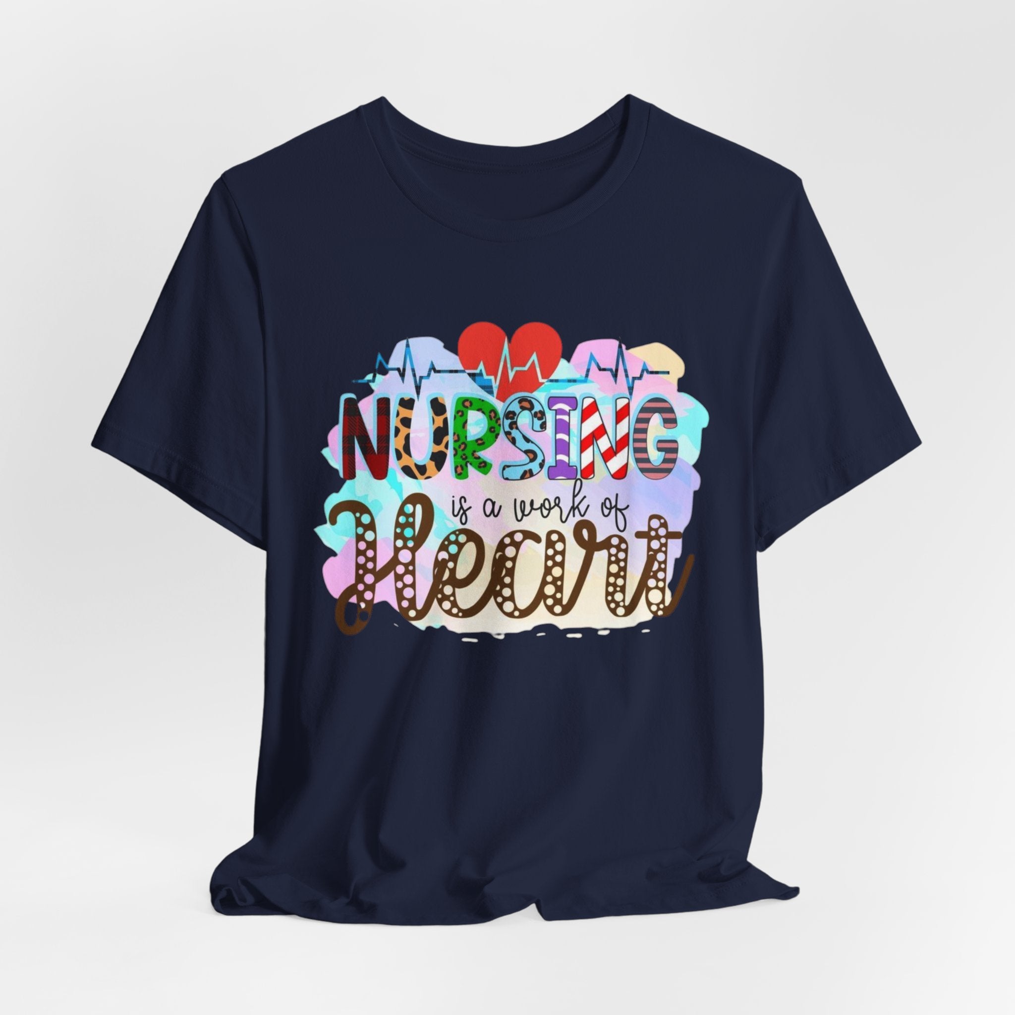 Nursing Is A Work Of Heart T-Shirt