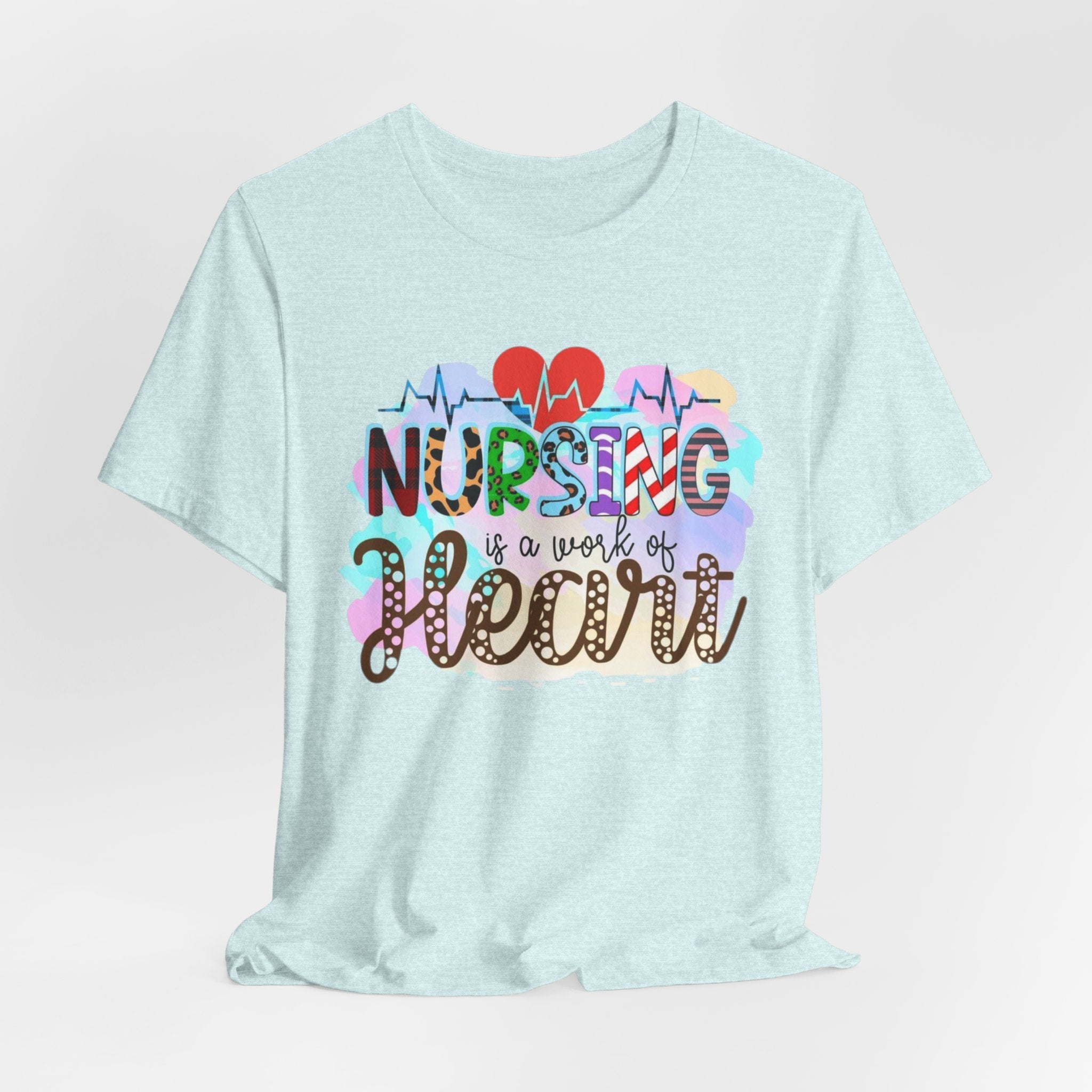 Nursing Is A Work Of Heart T-Shirt