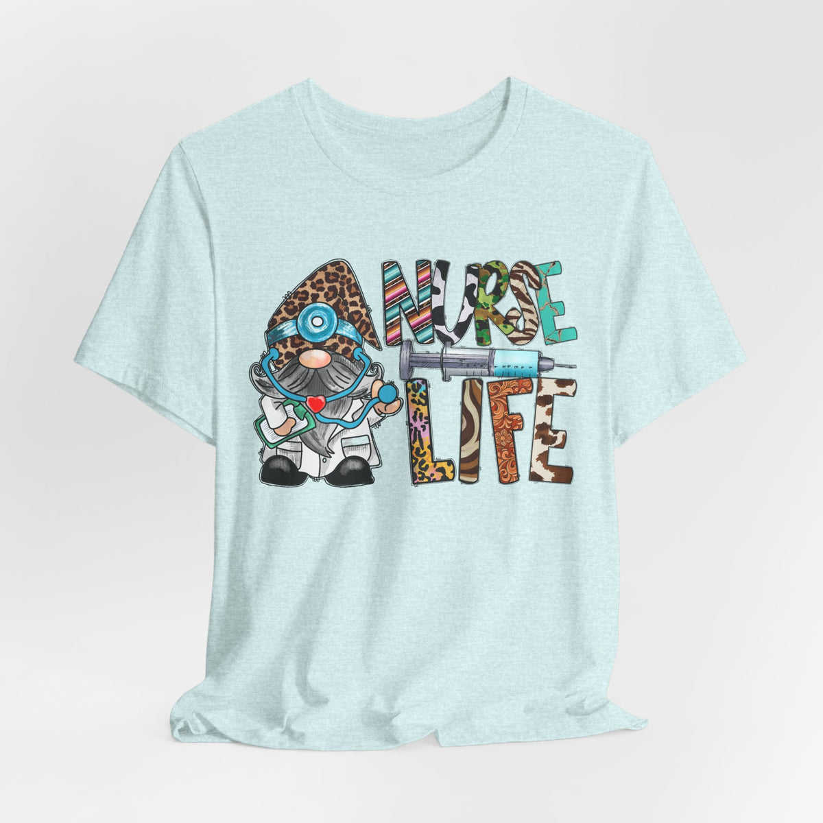 Nurse Life Graphic Tee – Cute Scrubs Nurse Cartoon Medical T-Shirt