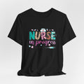 Nurse in Progress T‑Shirt — Cute Floral Nursing Student Tee