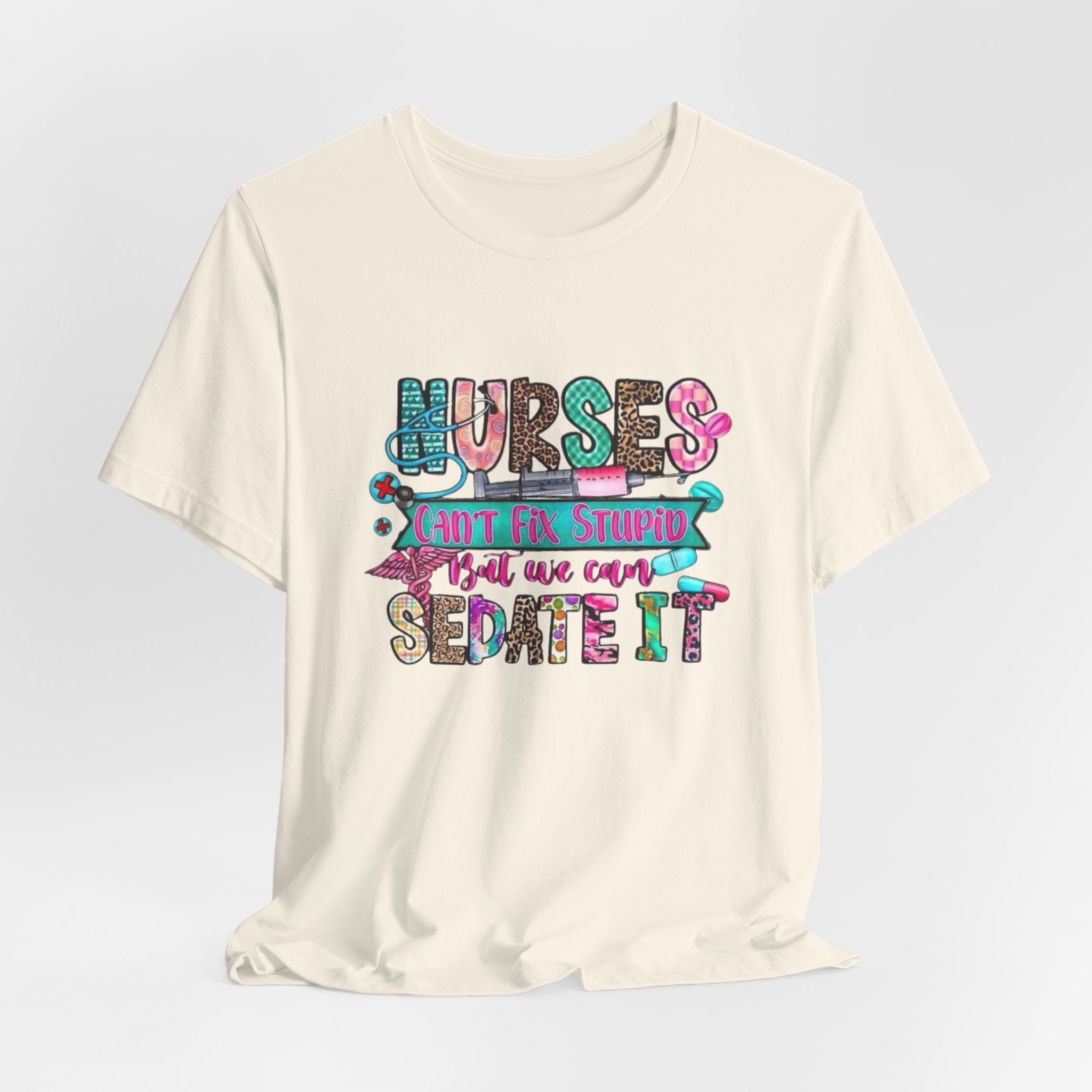 Nurse Shirt – "Sedate” Funny T‑Shirt for Nurses