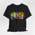 Nurse Mom Floral Graphic Tee