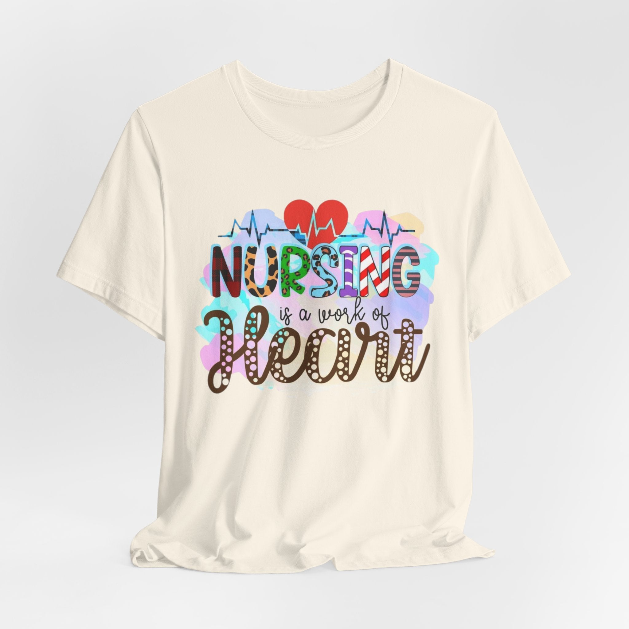 Nursing Is A Work Of Heart T-Shirt