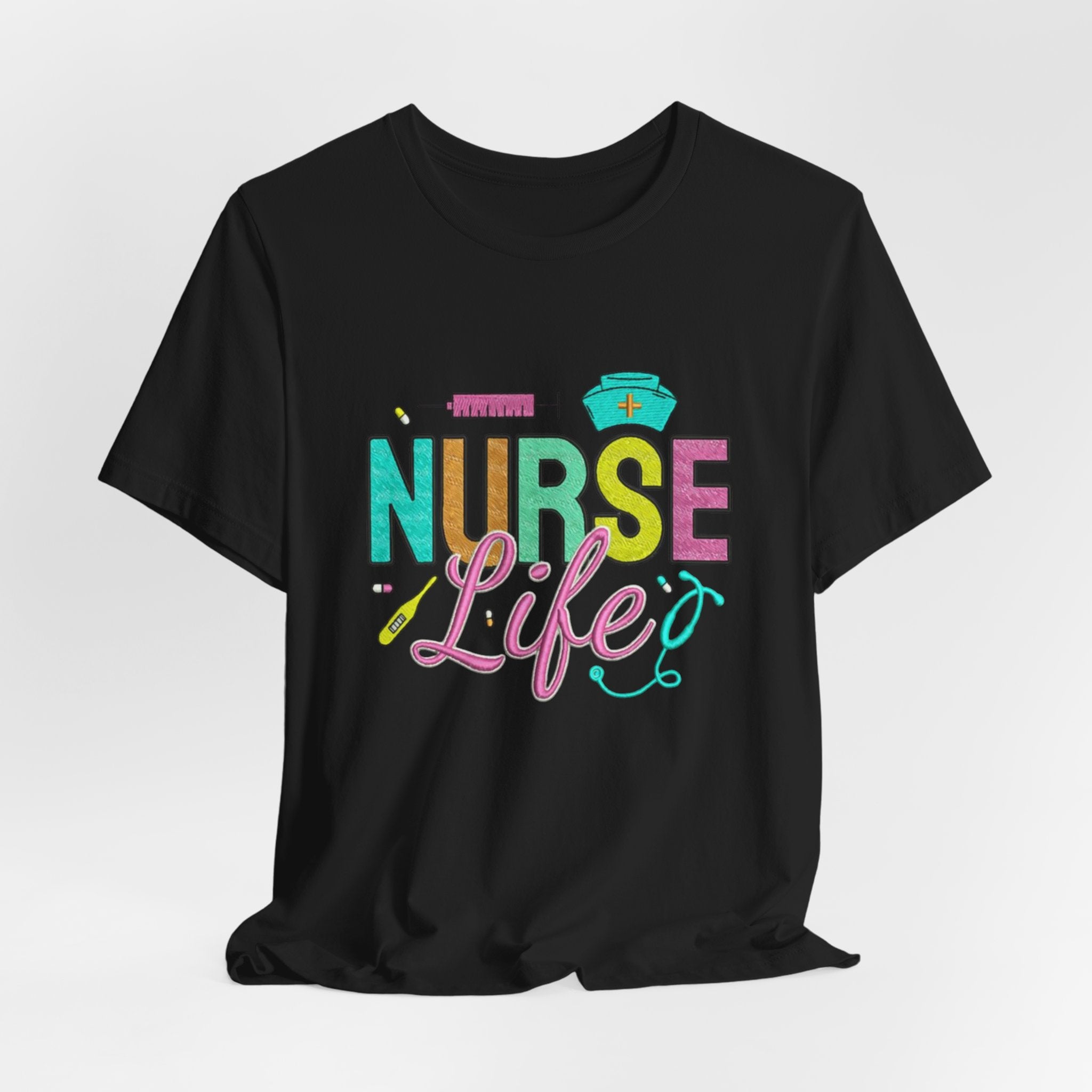 Nurse Life T-Shirt — Colorful Scrubs Nursing Tee