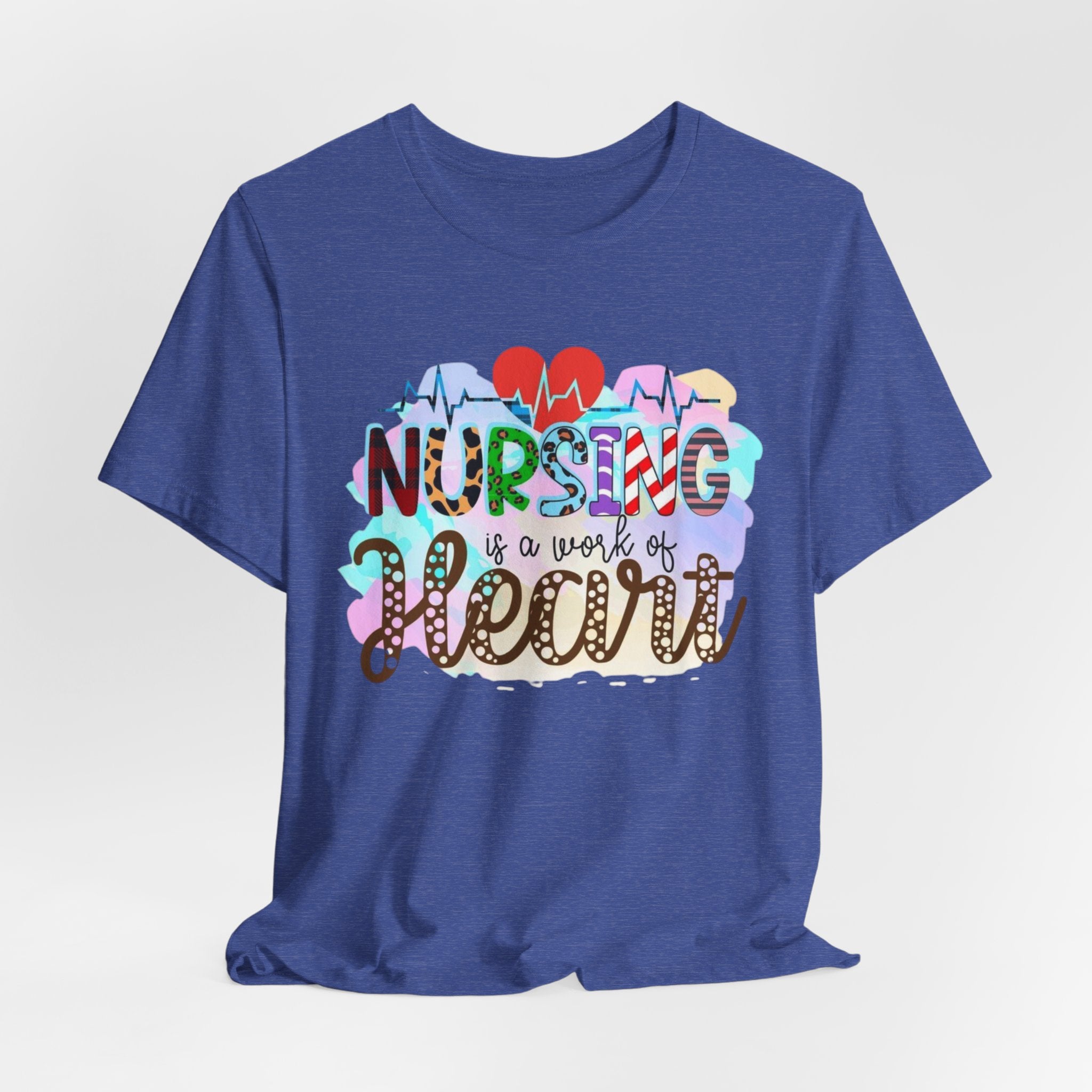 Nursing Is A Work Of Heart T-Shirt