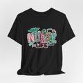 Nurse Life T-Shirt – Cute Medical Scrubs Tee with Stethoscope & Pill Graphic