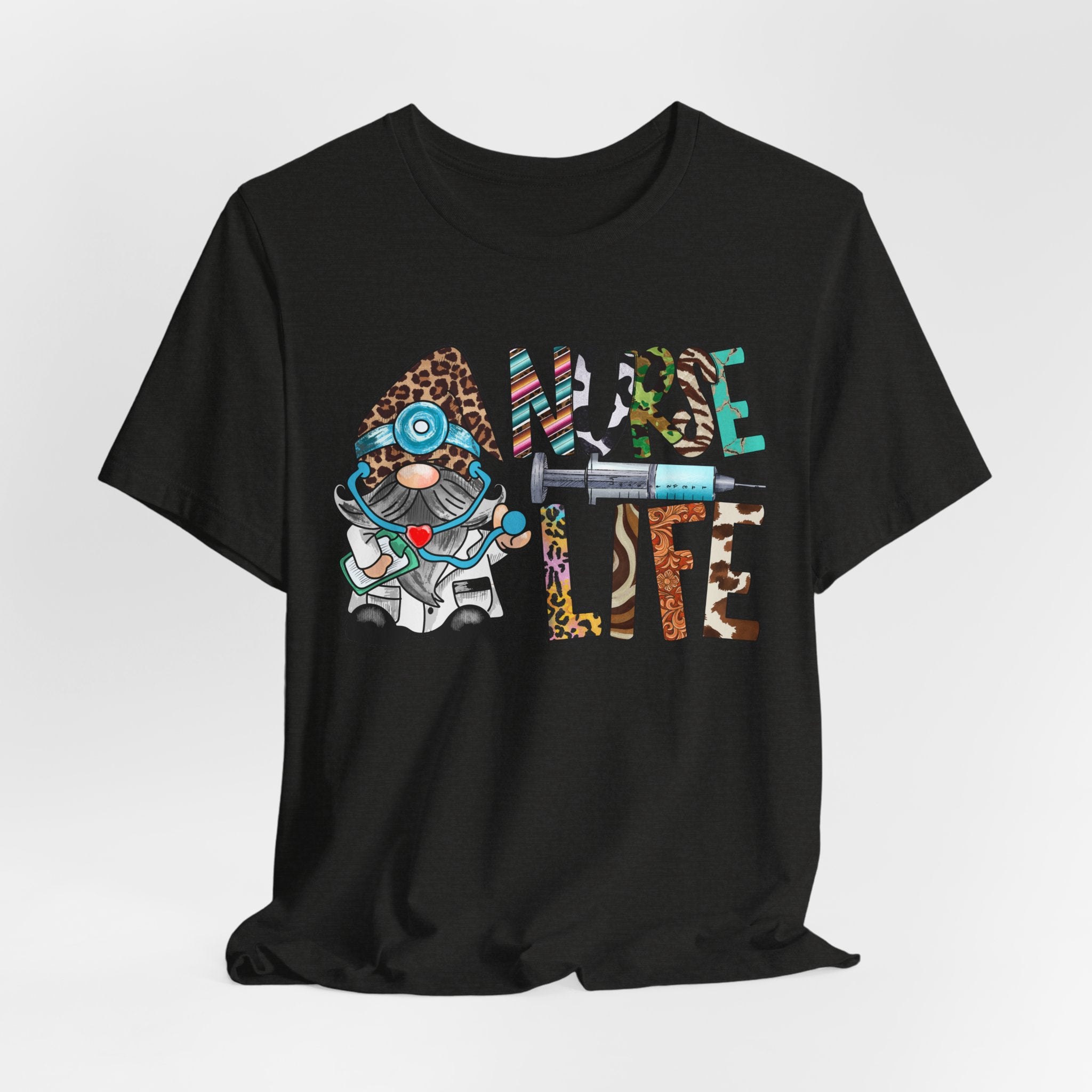 Nurse Life Graphic Tee – Cute Scrubs Nurse Cartoon Medical T-Shirt