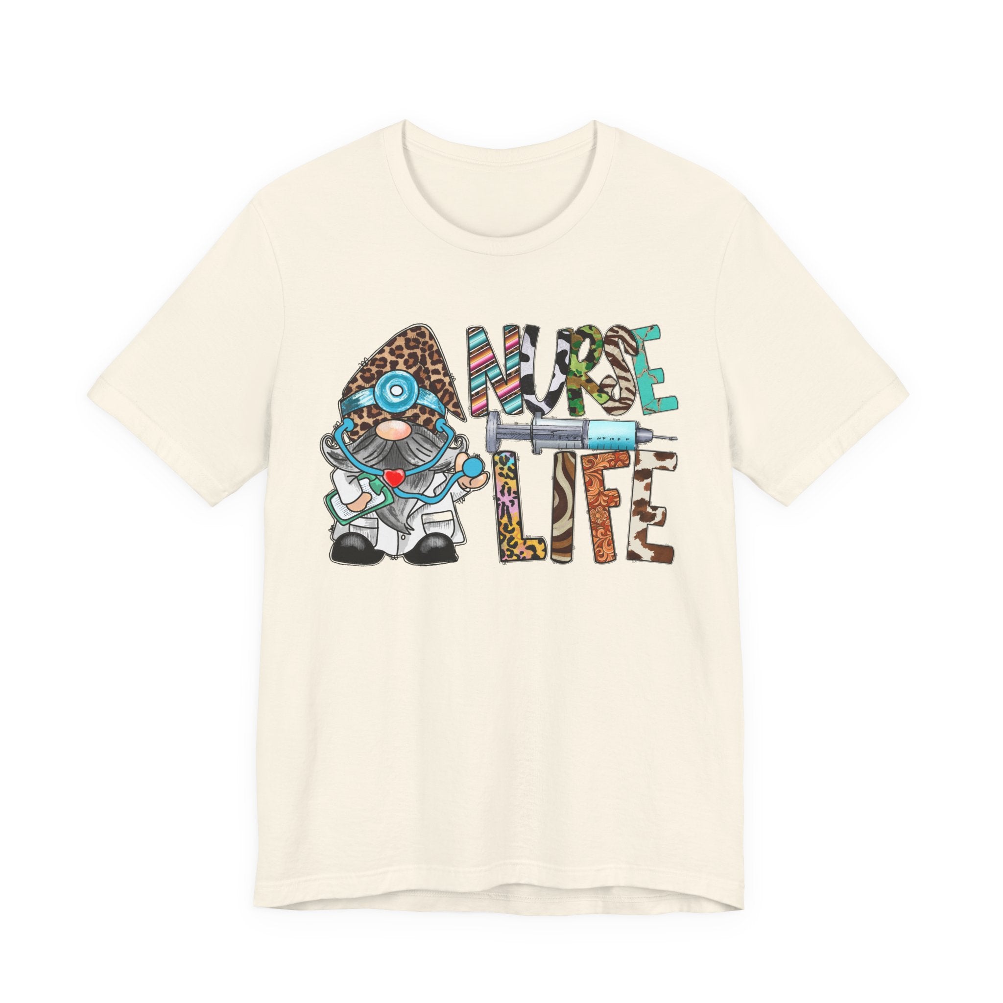 Nurse Life Graphic Tee – Cute Scrubs Nurse Cartoon Medical T-Shirt