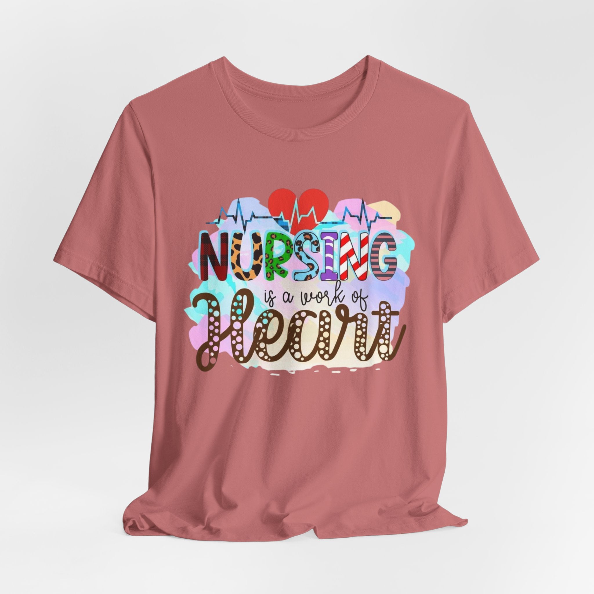 Nursing Is A Work Of Heart T-Shirt