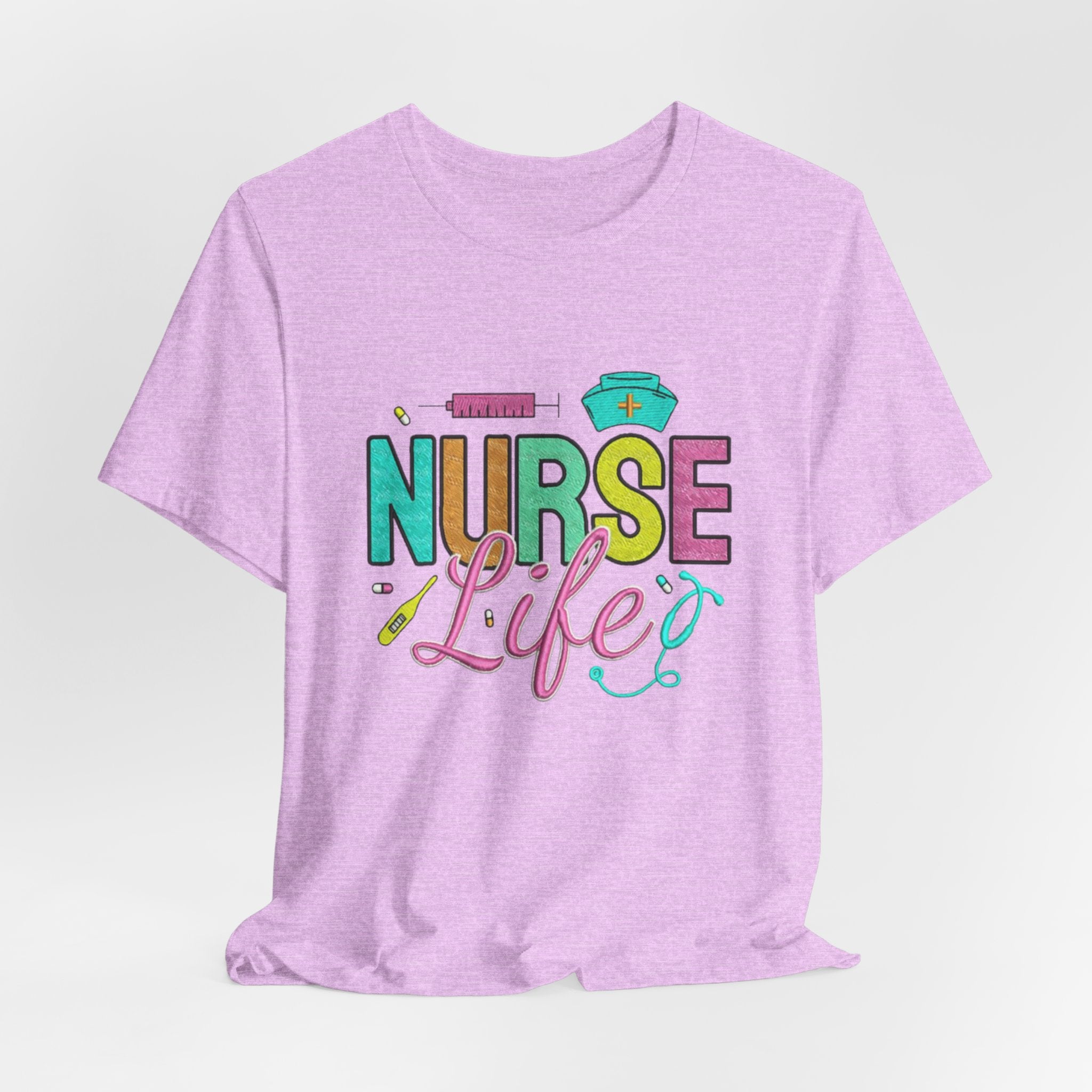 Nurse Life T-Shirt — Colorful Scrubs Nursing Tee
