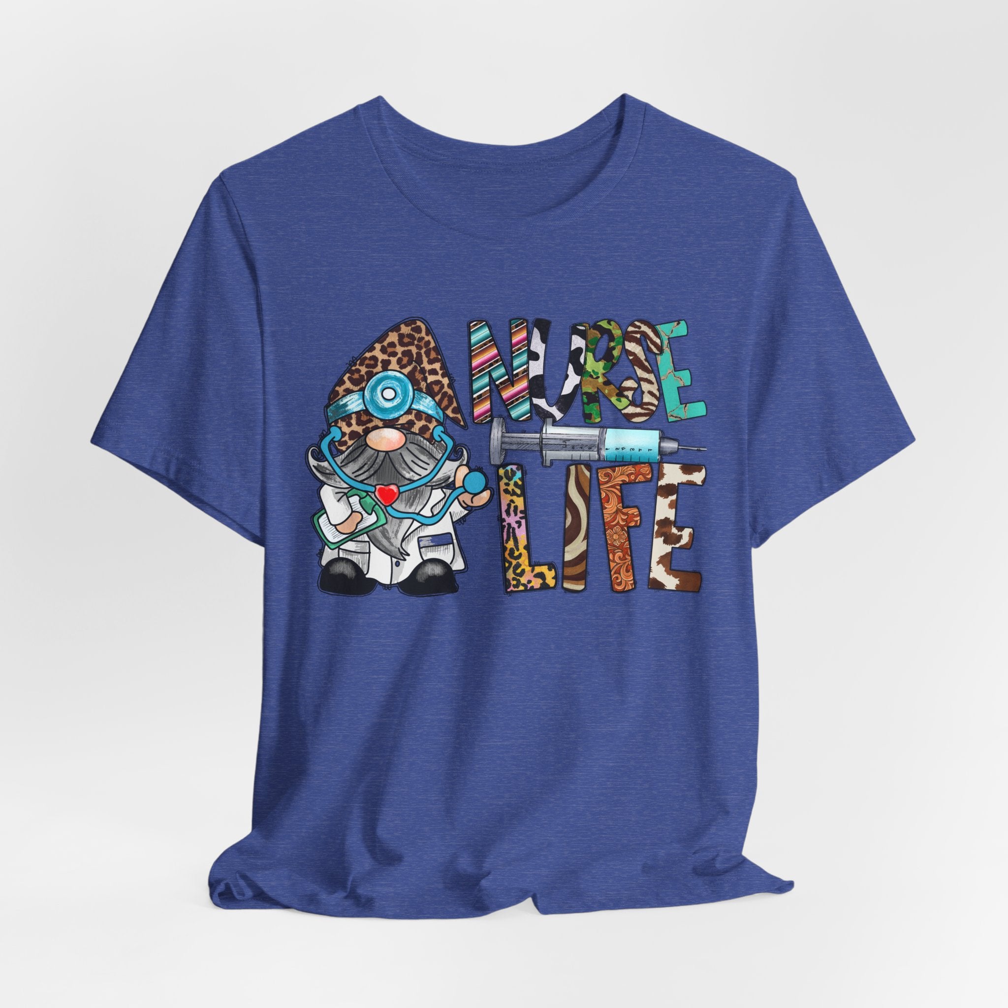Nurse Life Graphic Tee – Cute Scrubs Nurse Cartoon Medical T-Shirt
