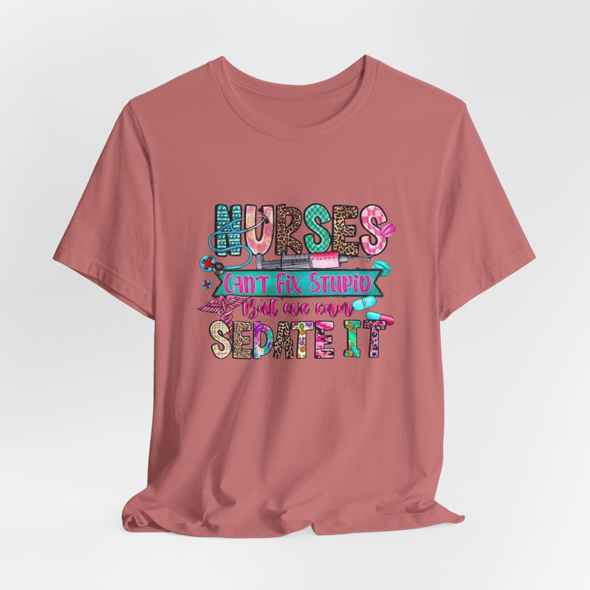Nurse Shirt – "Sedate” Funny T‑Shirt for Nurses