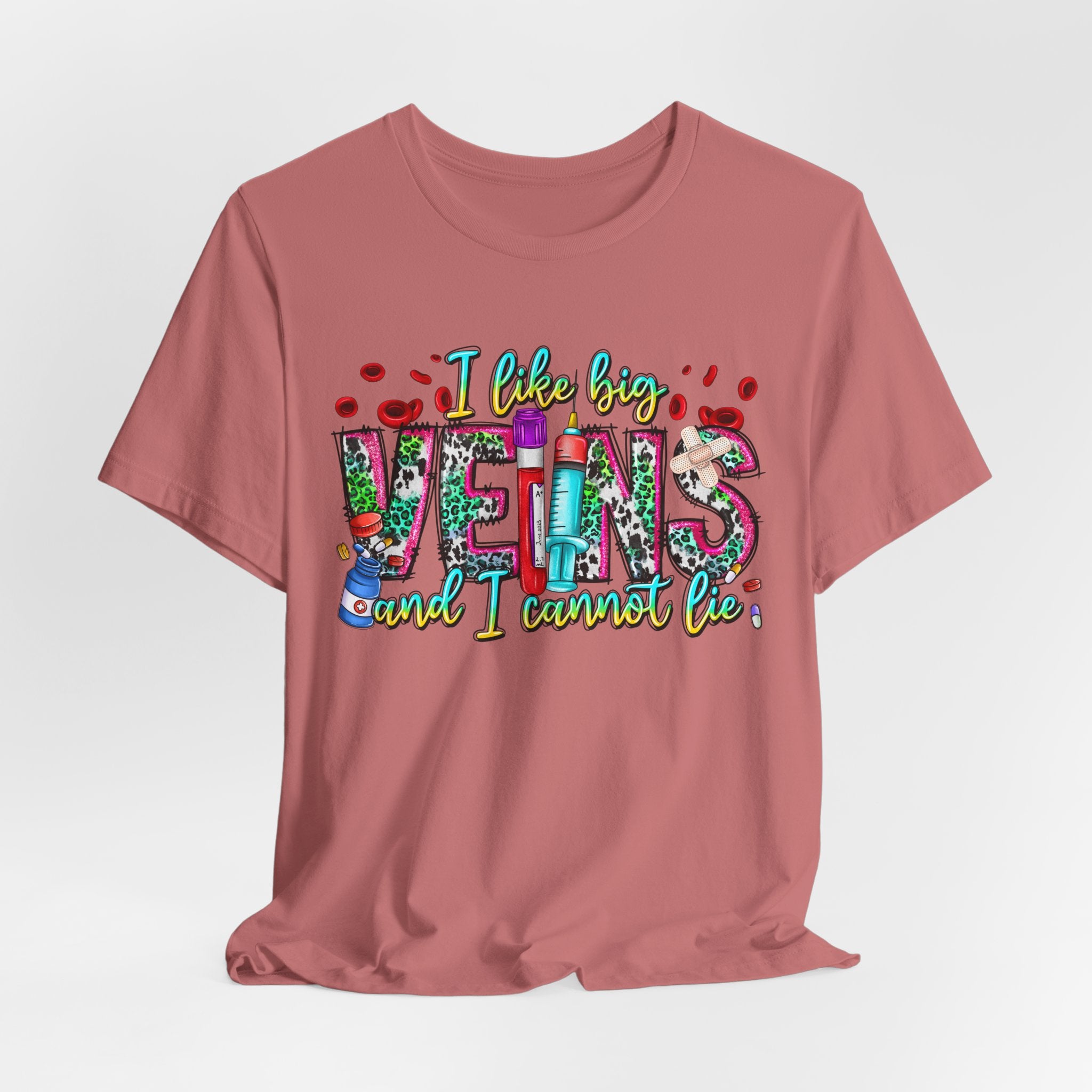 Vegans T‑Shirt — "I Like Big Vegans and I Cannot Lie" Colorful Plant‑Lover Tee