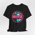 Nurse Graphic Tee – Cute Medical Icons & 'NURSE' Word Art