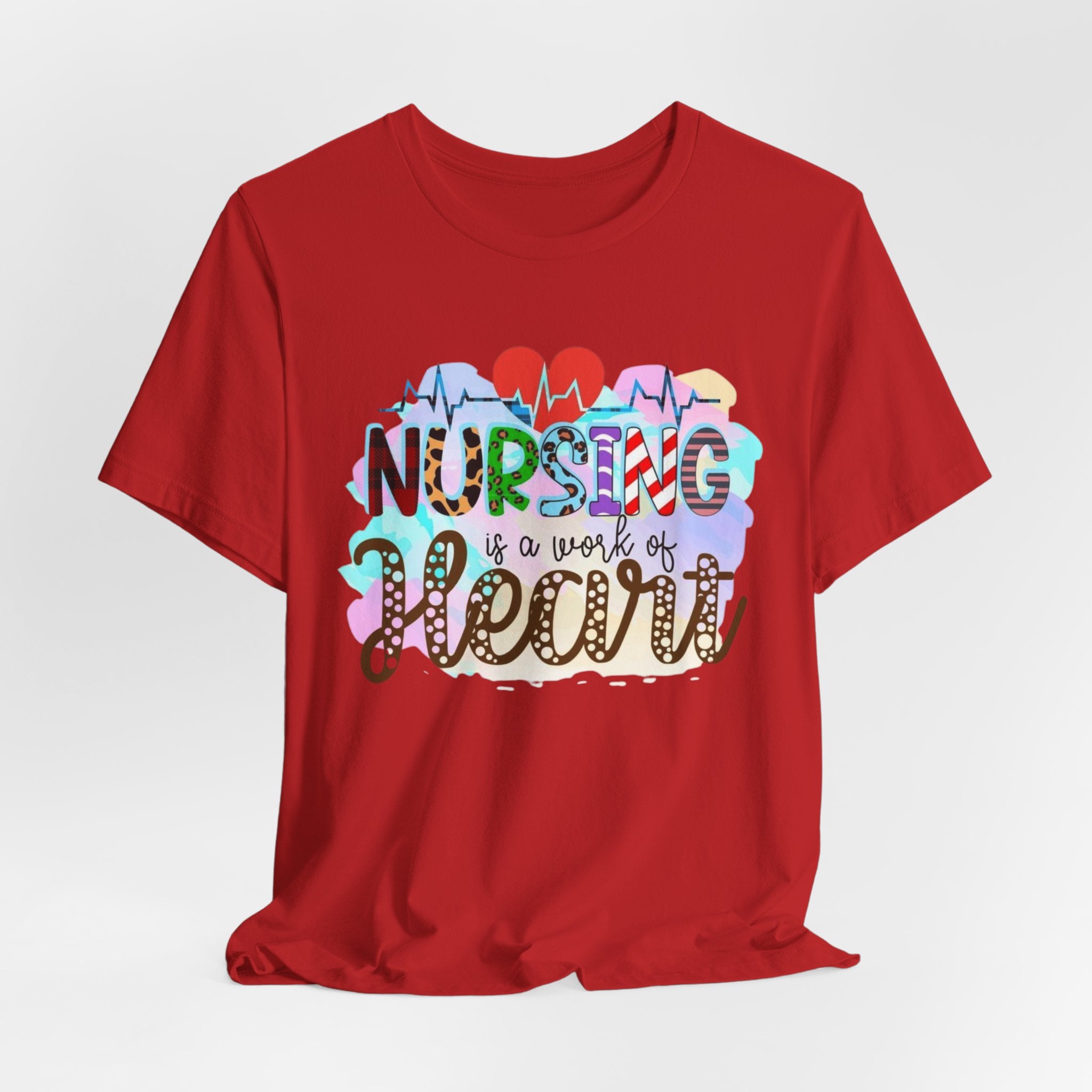 Nursing Is A Work Of Heart T-Shirt