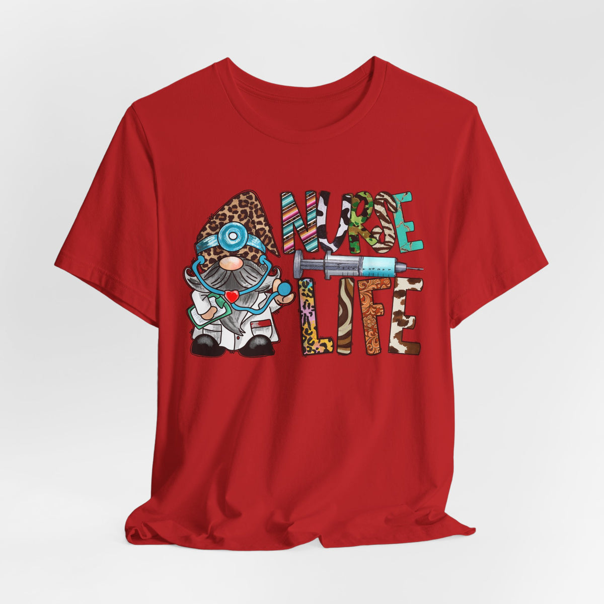 Nurse Life Graphic Tee – Cute Scrubs Nurse Cartoon Medical T-Shirt