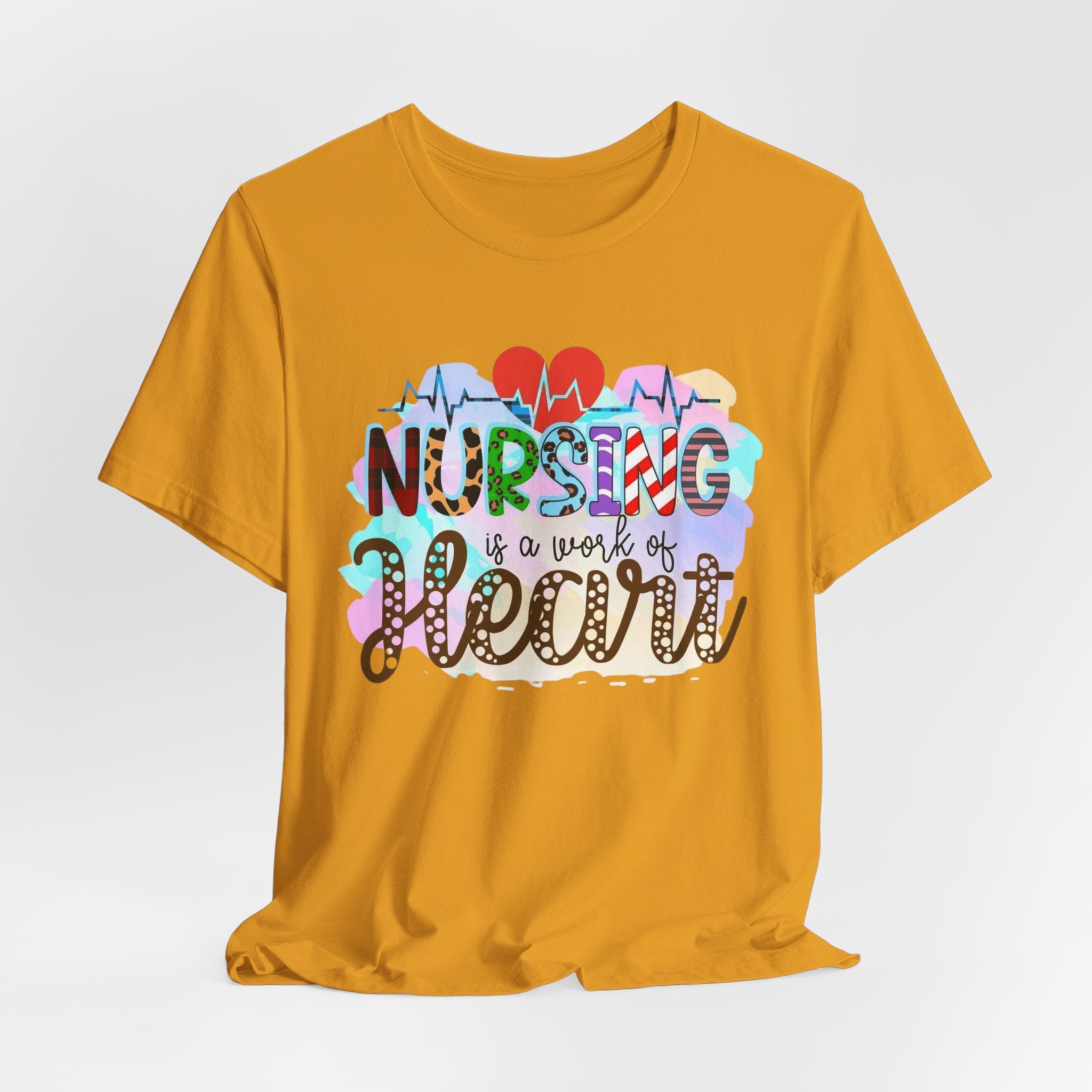 Nursing Is A Work Of Heart T-Shirt