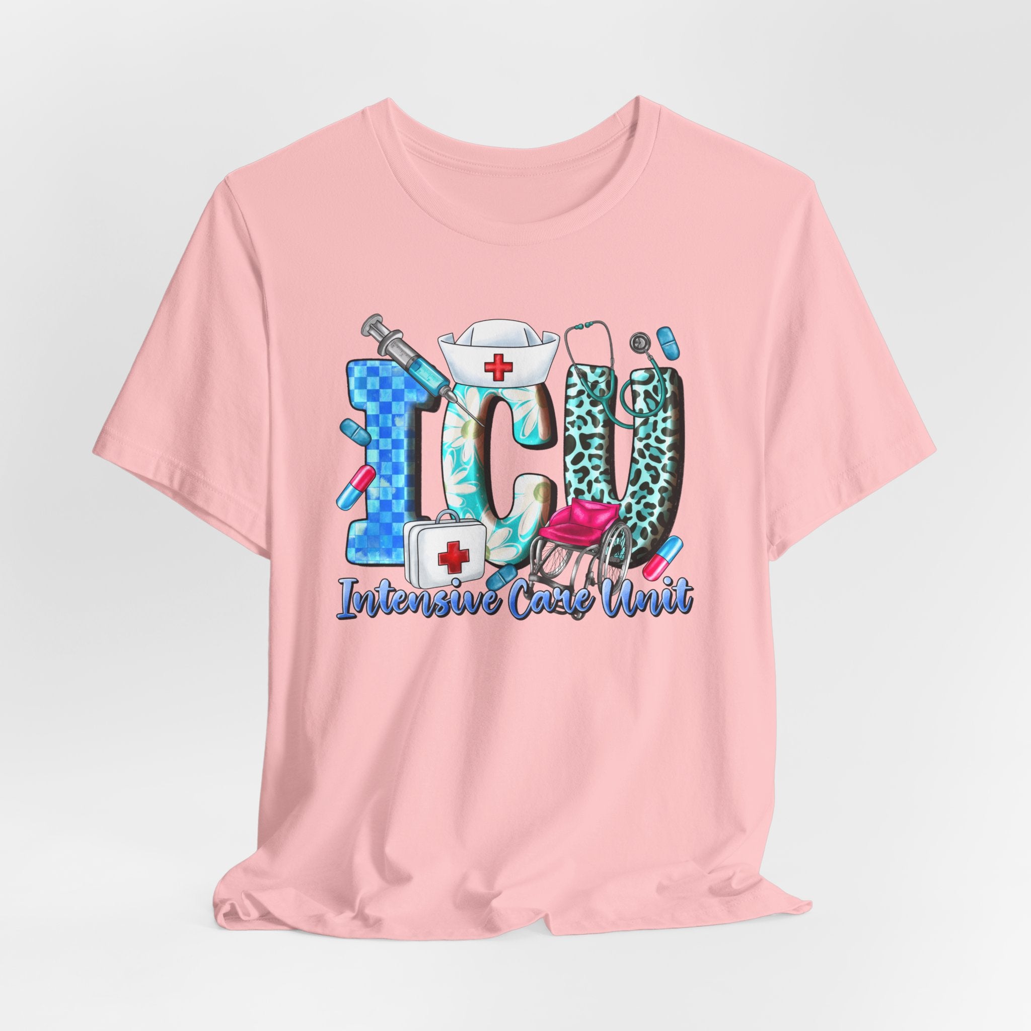 ICU Nurse Graphic Tee – Intensive Care Unit Medical Shirt
