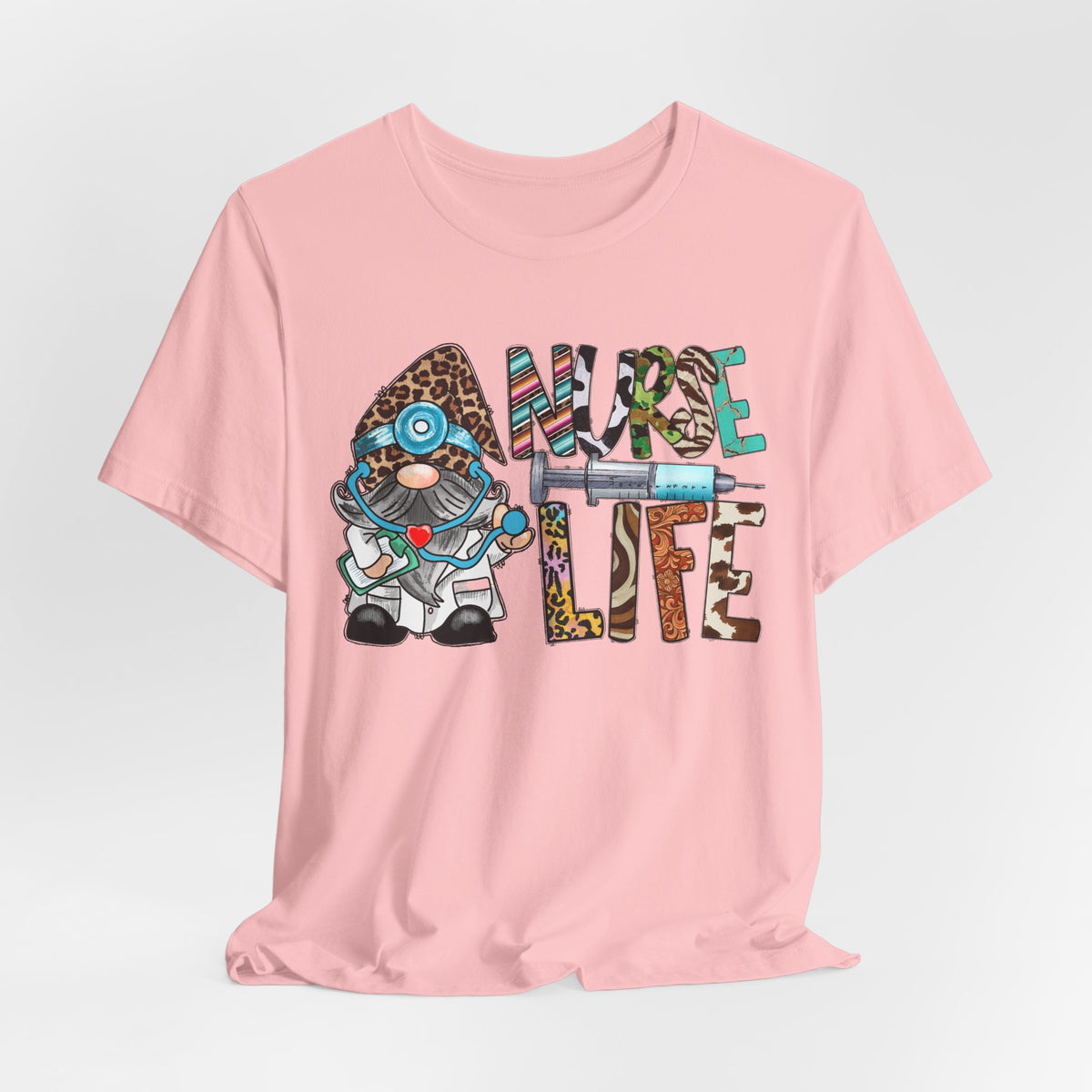 Nurse Life Graphic Tee – Cute Scrubs Nurse Cartoon Medical T-Shirt