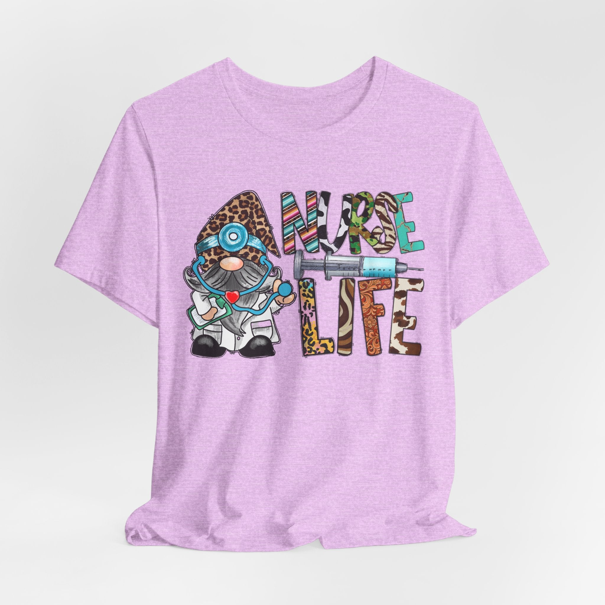 Nurse Life Graphic Tee – Cute Scrubs Nurse Cartoon Medical T-Shirt