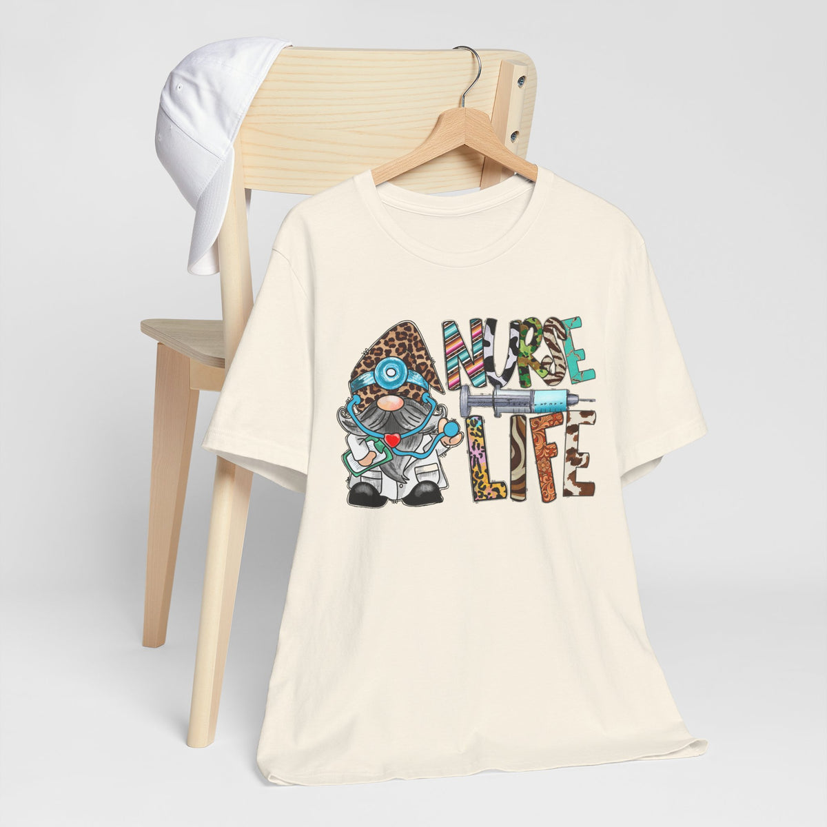 Nurse Life Graphic Tee – Cute Scrubs Nurse Cartoon Medical T-Shirt