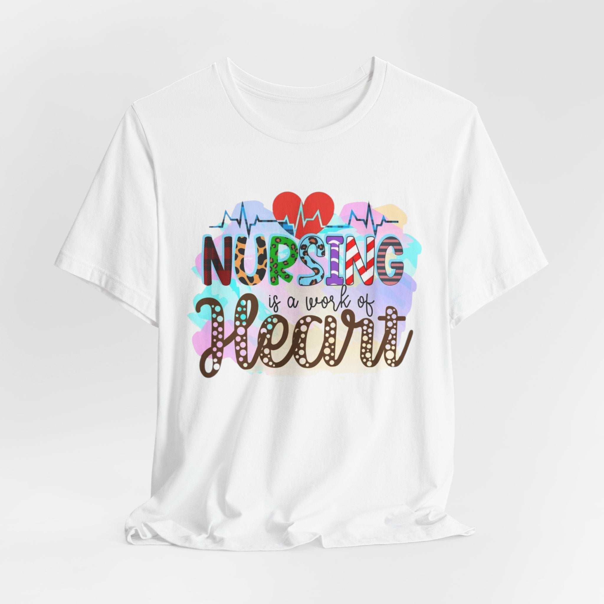 Nursing Is A Work Of Heart T-Shirt