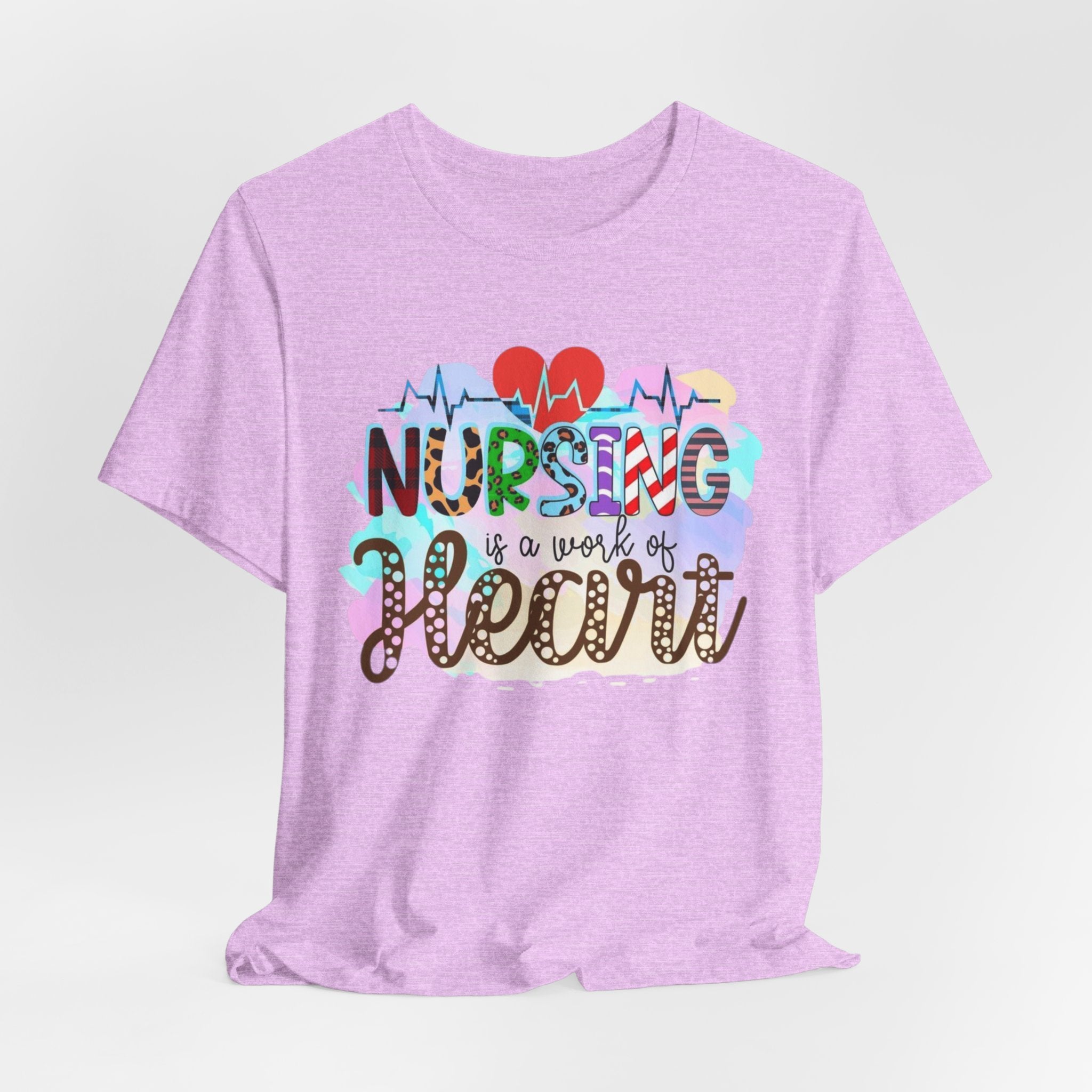 Nursing Is A Work Of Heart T-Shirt