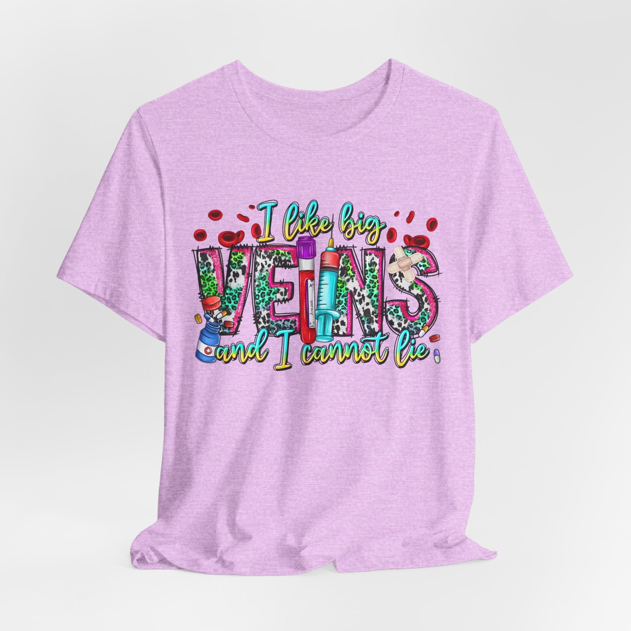 Vegans T‑Shirt — "I Like Big Vegans and I Cannot Lie" Colorful Plant‑Lover Tee