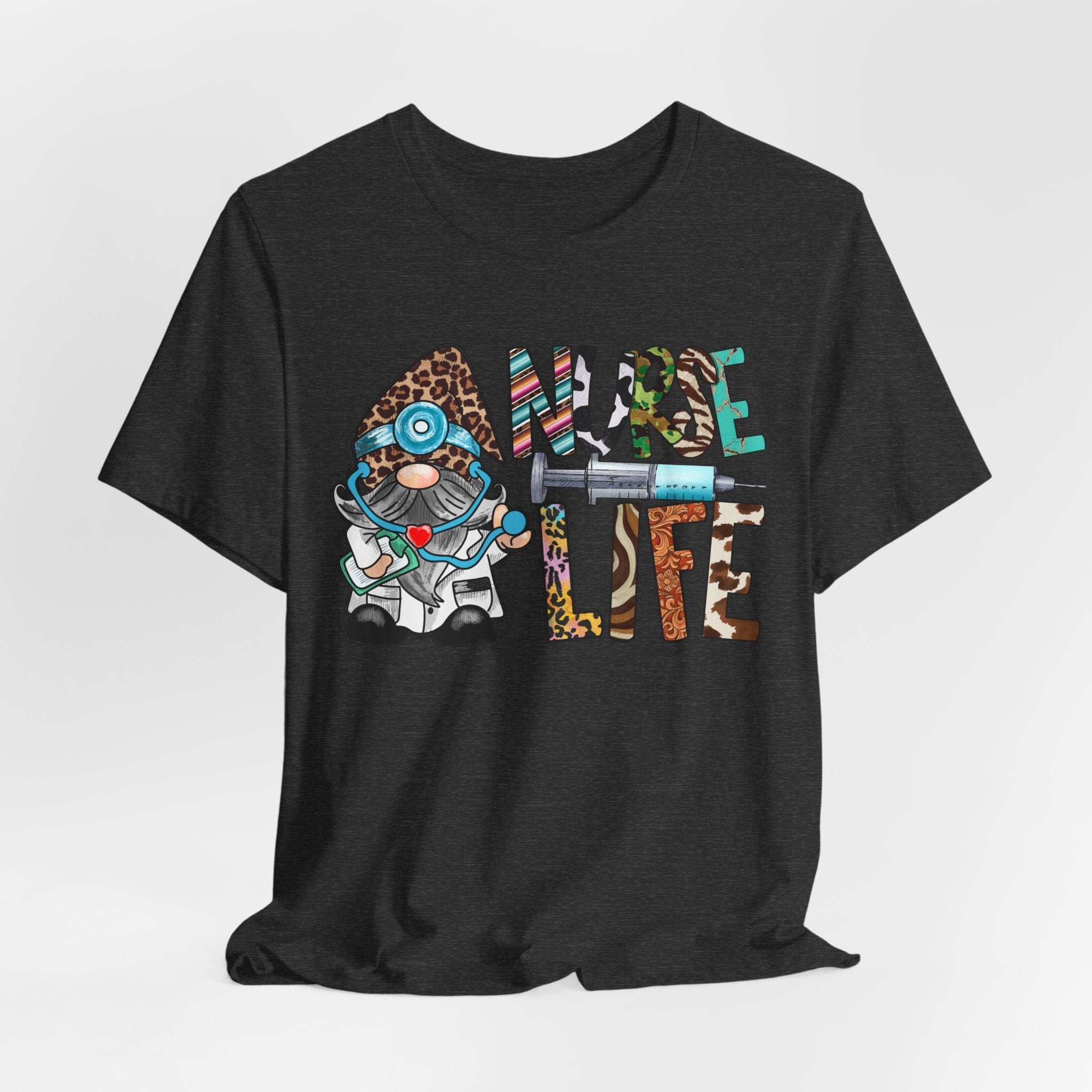 Nurse Life Graphic Tee – Cute Scrubs Nurse Cartoon Medical T-Shirt