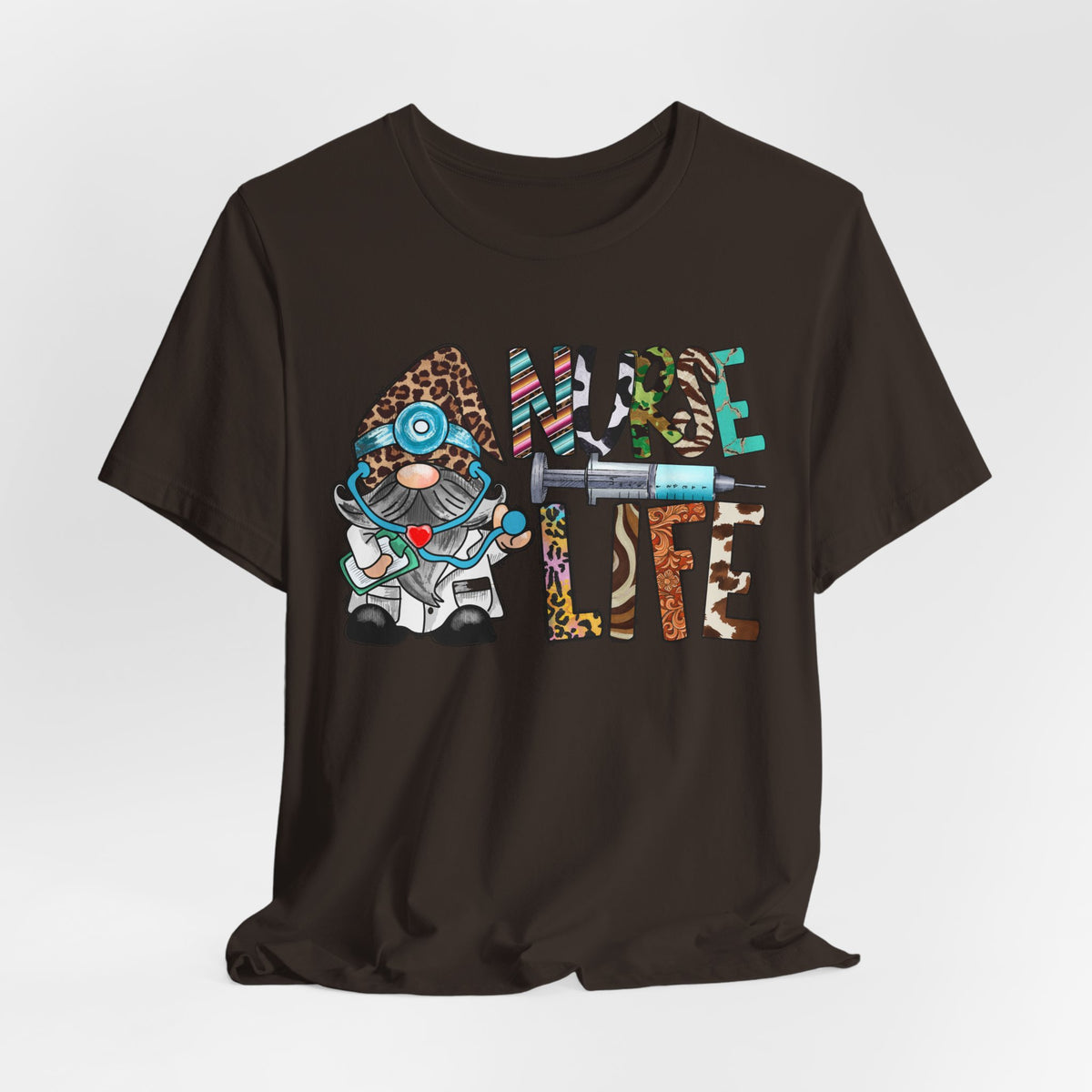 Nurse Life Graphic Tee – Cute Scrubs Nurse Cartoon Medical T-Shirt