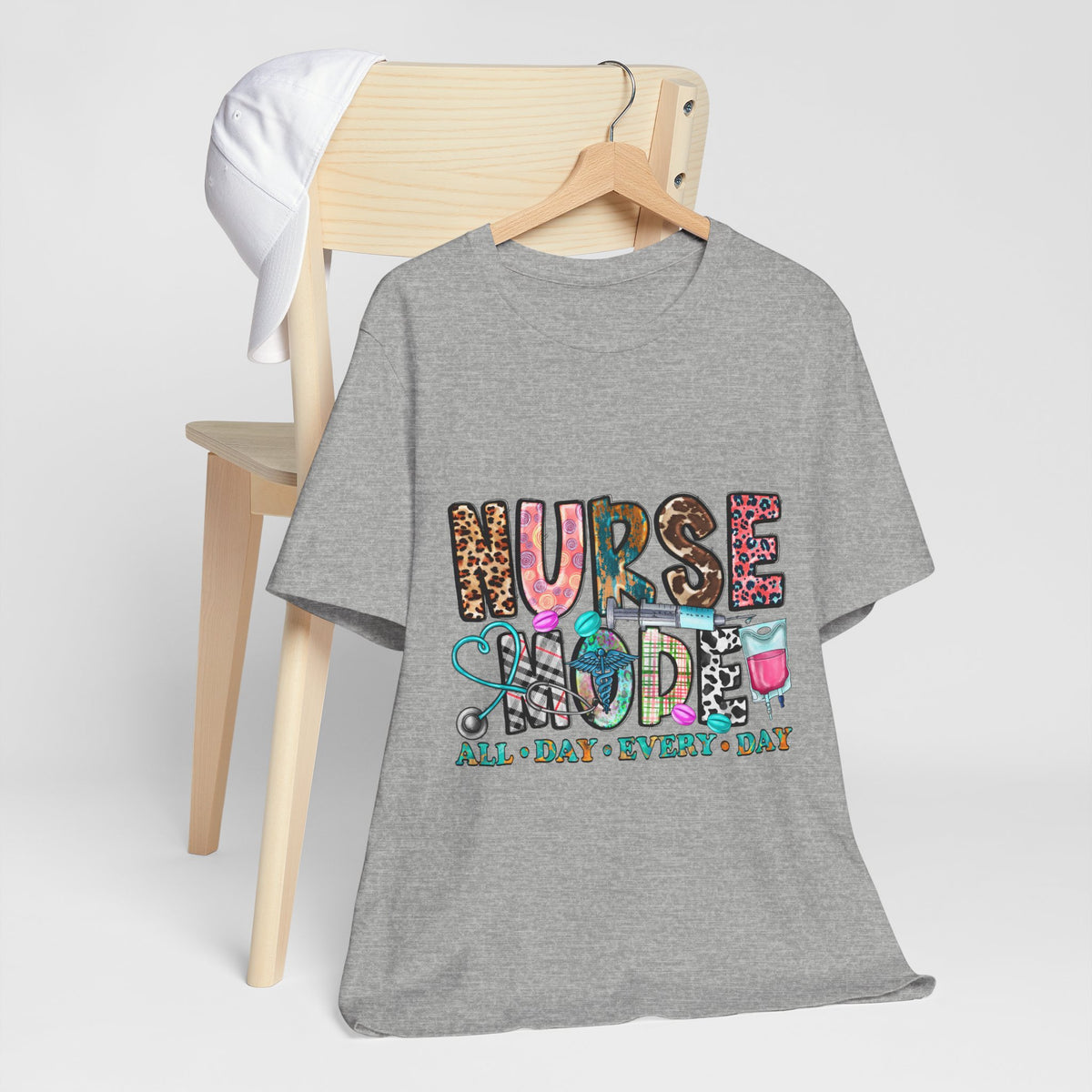 Nurse Mode Tee – "Nurse Mode All Day Every Day" Graphic T‑Shirt