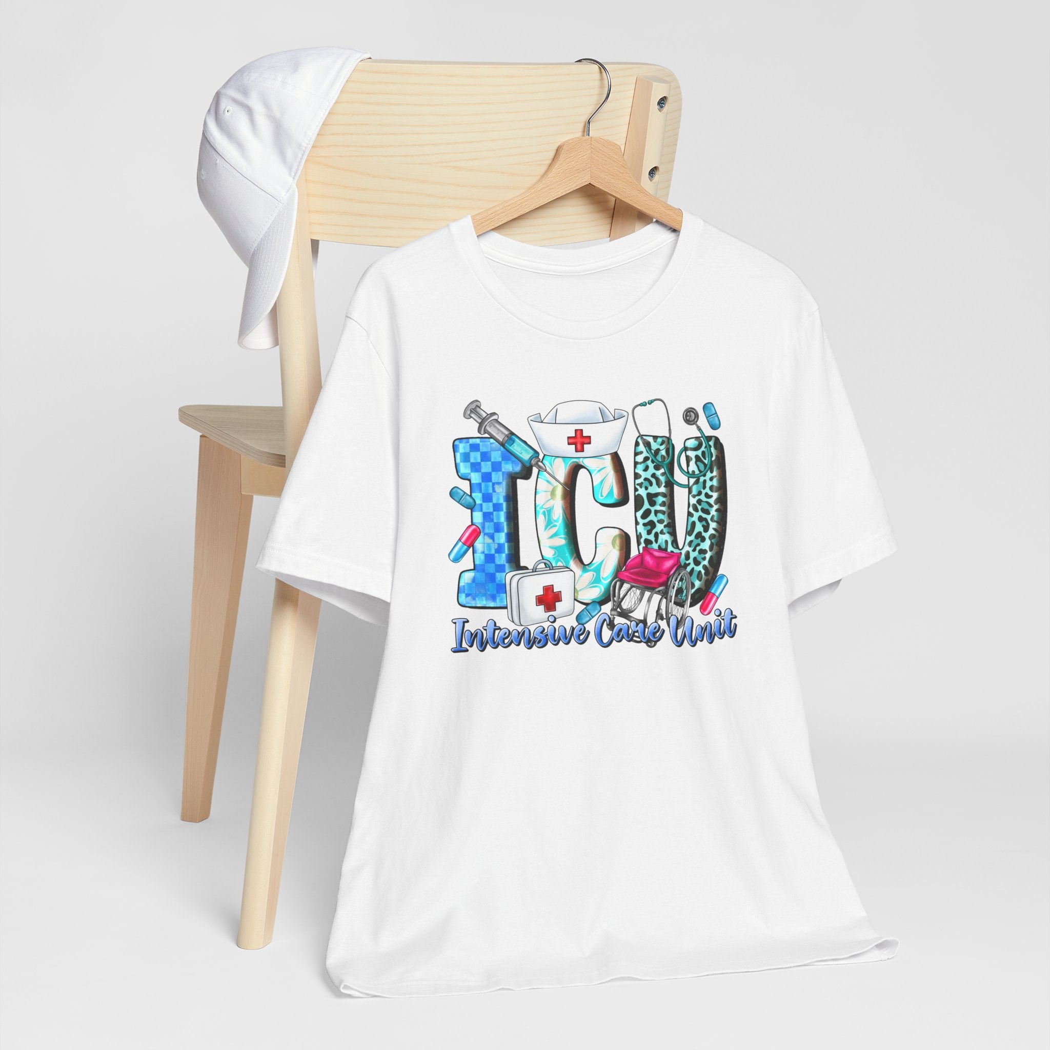 ICU Nurse Graphic Tee – Intensive Care Unit Medical Shirt