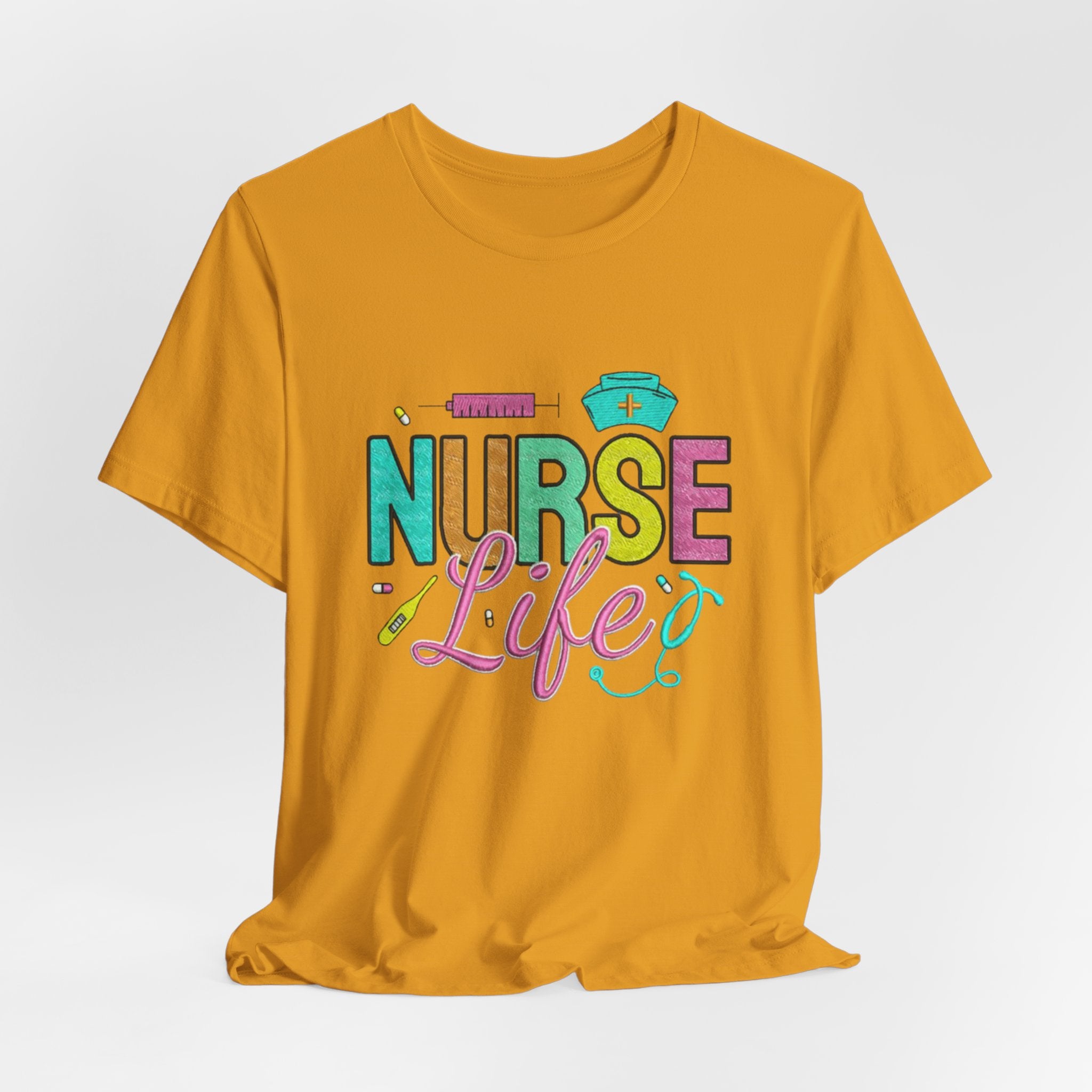 Nurse Life T-Shirt — Colorful Scrubs Nursing Tee
