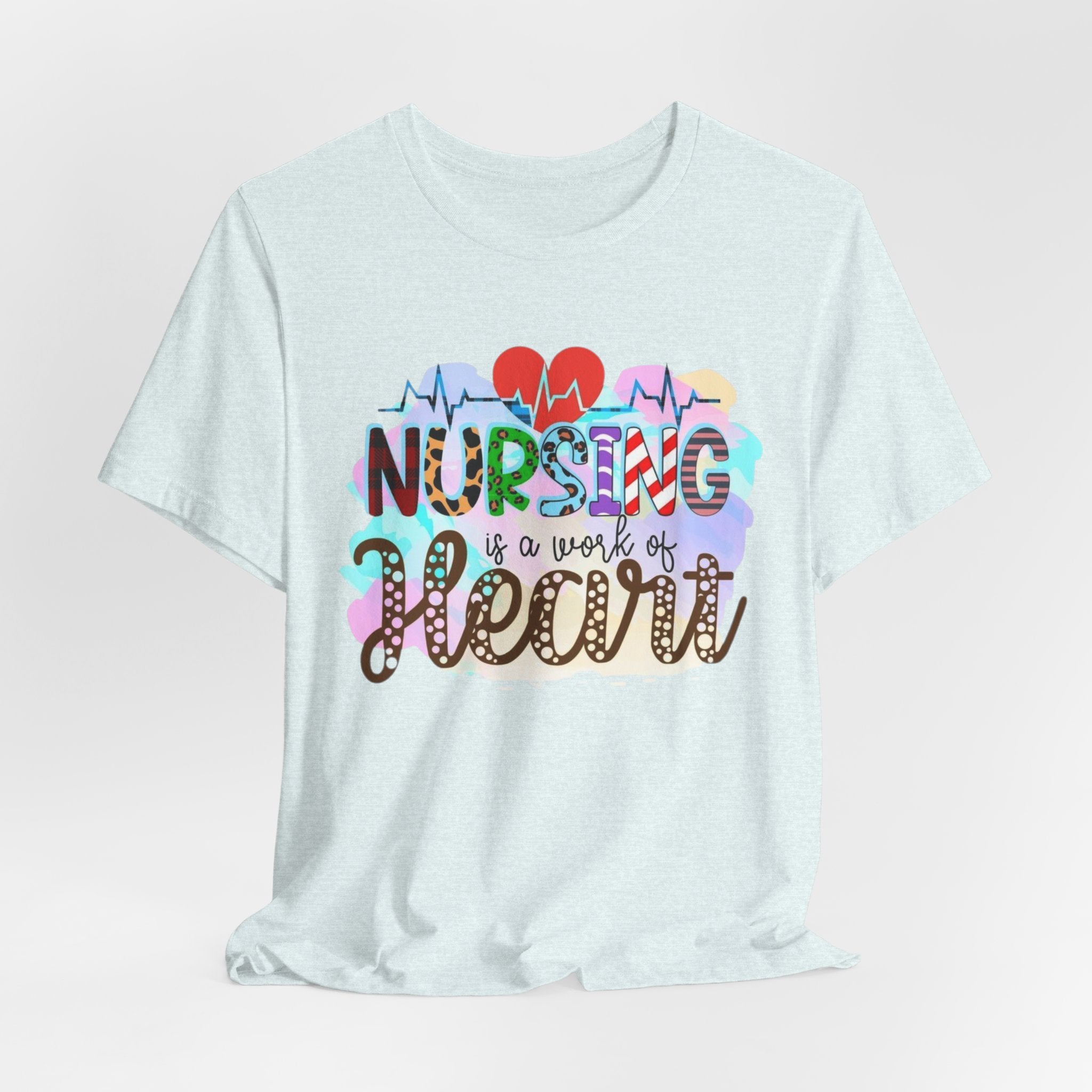 Nursing Is A Work Of Heart T-Shirt