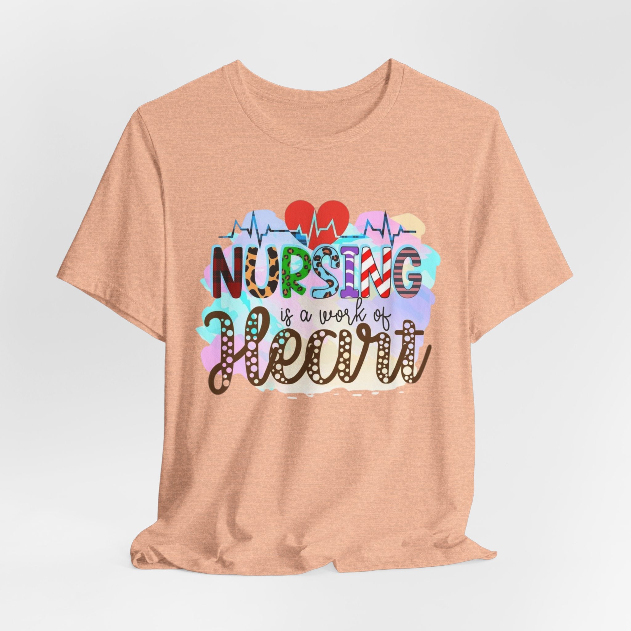 Nursing Is A Work Of Heart T-Shirt