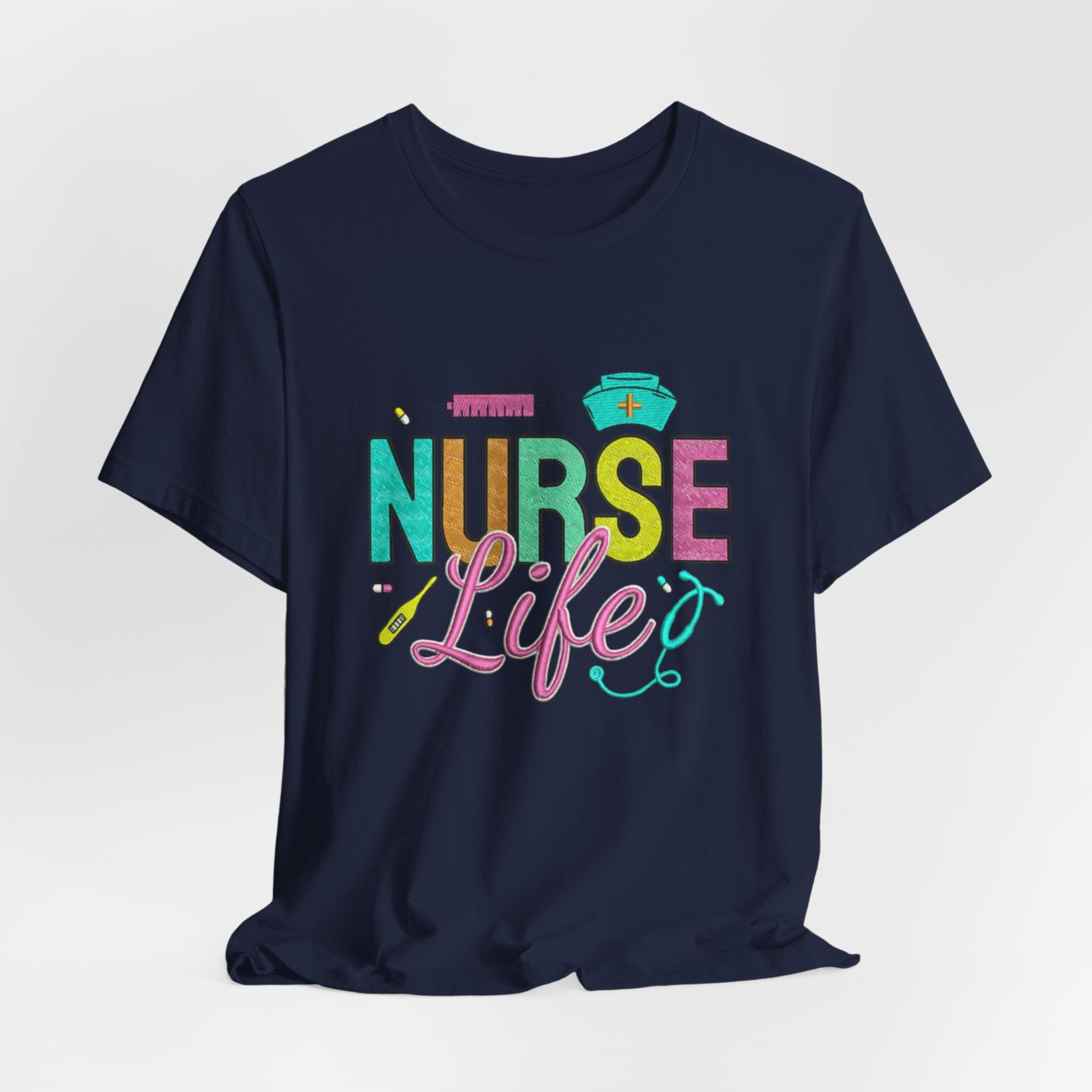 Nurse Life T-Shirt — Colorful Scrubs Nursing Tee