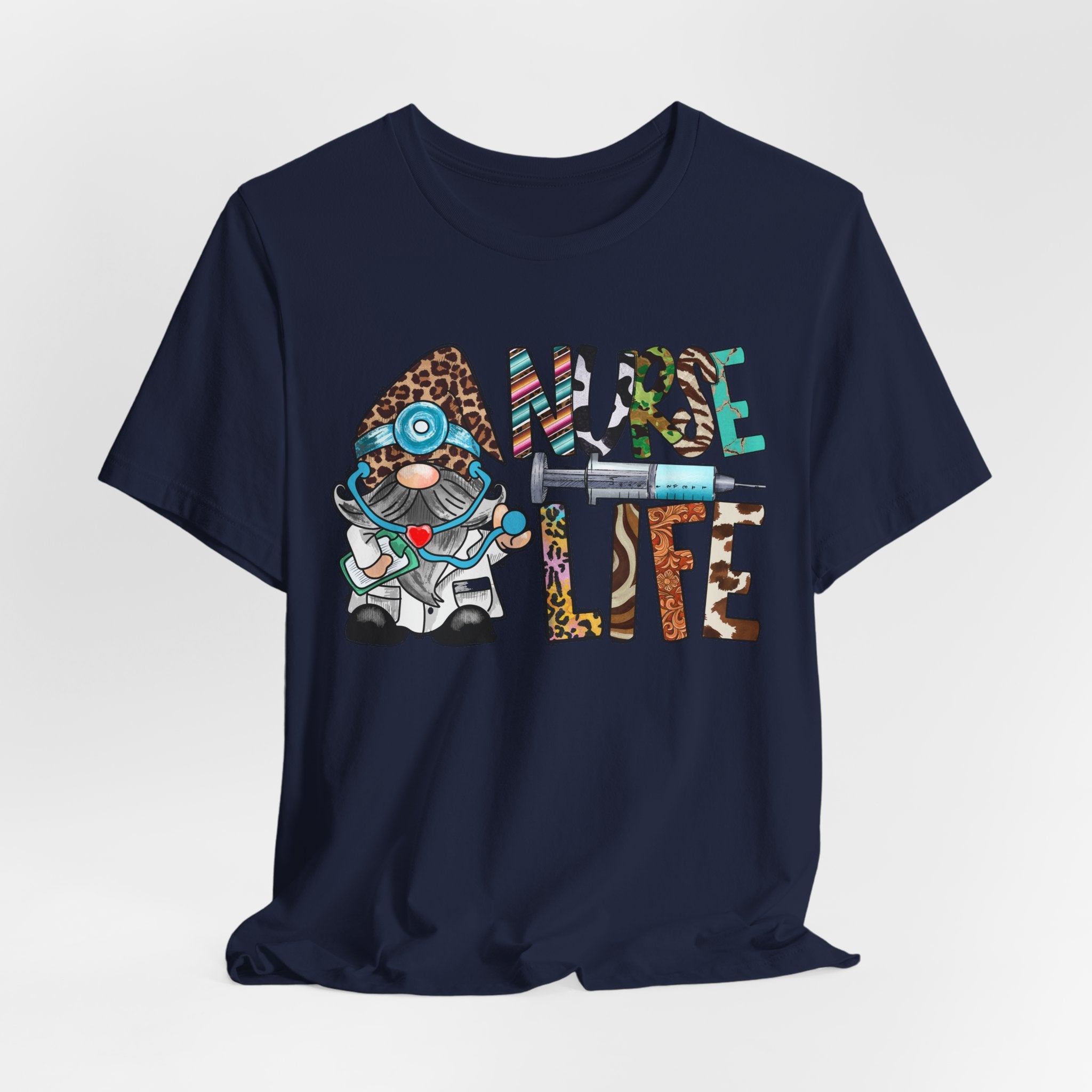 Nurse Life Graphic Tee – Cute Scrubs Nurse Cartoon Medical T-Shirt