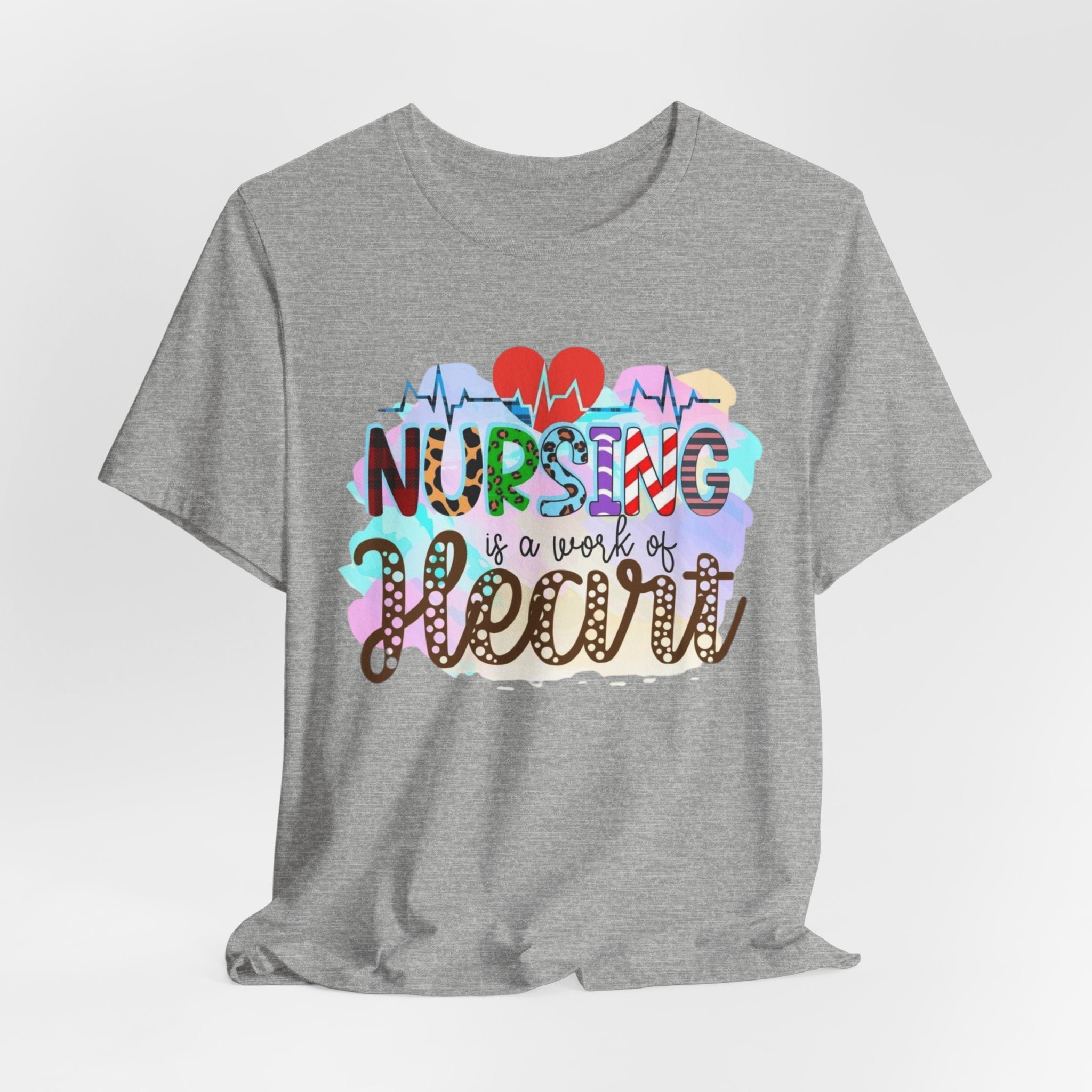 Nursing Is A Work Of Heart T-Shirt